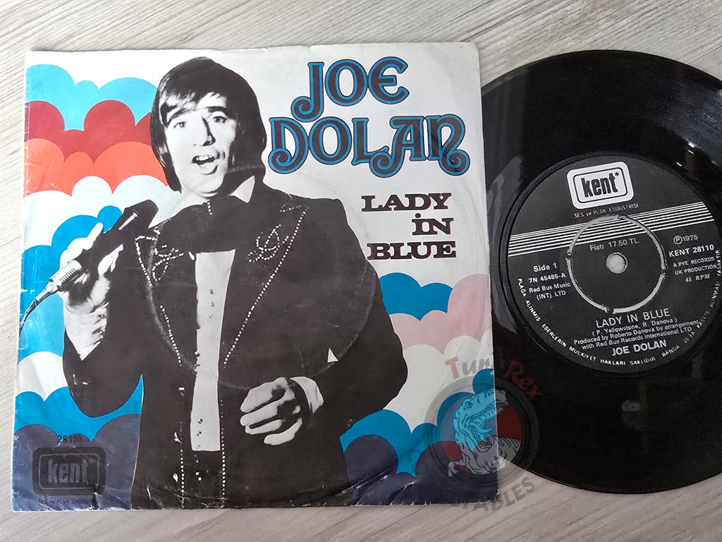 Joe Dolan – Lady In Blue 7" Turkish Pressing Vinyl Turkey Edition