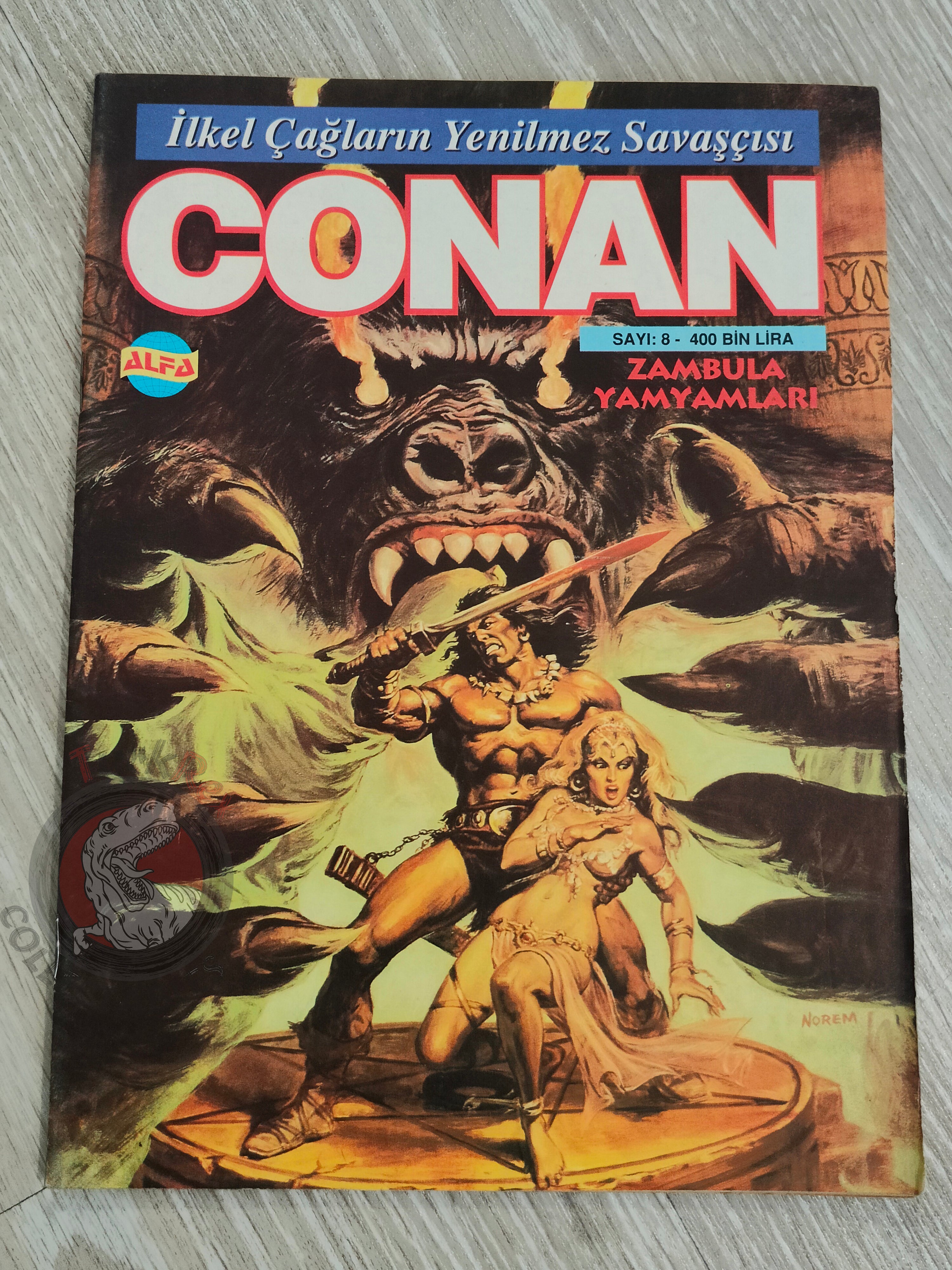 Conan #8 The Savage Sword of Conan #14 #44 Turkish Comic Turkey