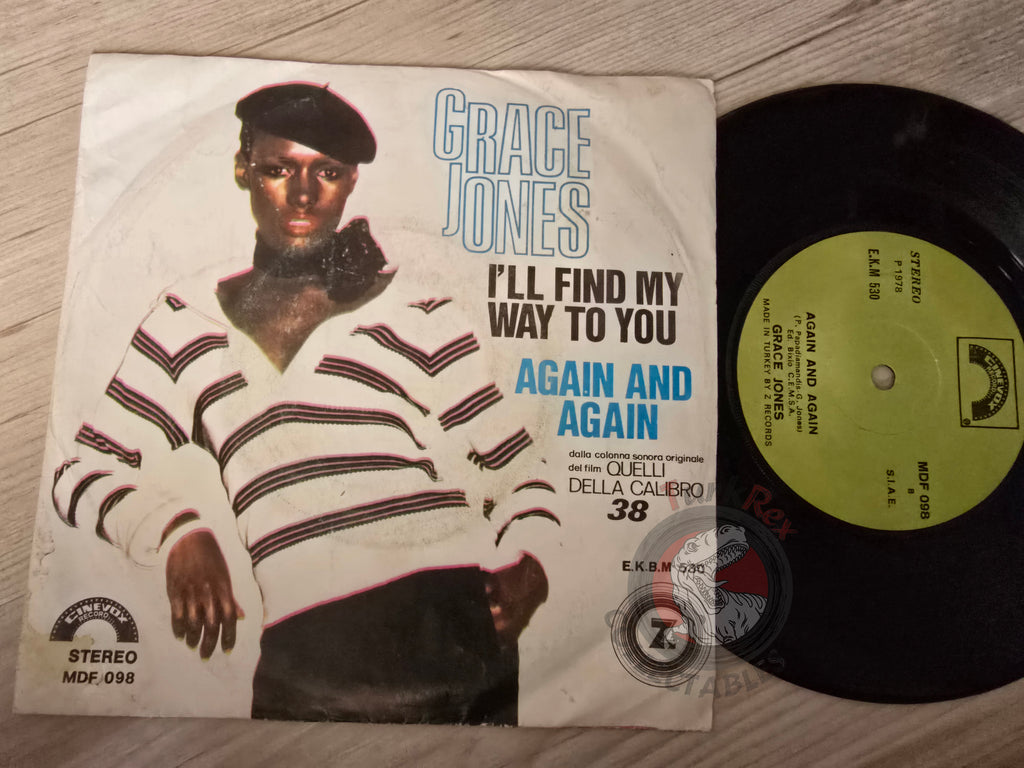 Grace Jones – I'll Find My Way To You 7" Turkish Pressing Vinyl Turkey Edition