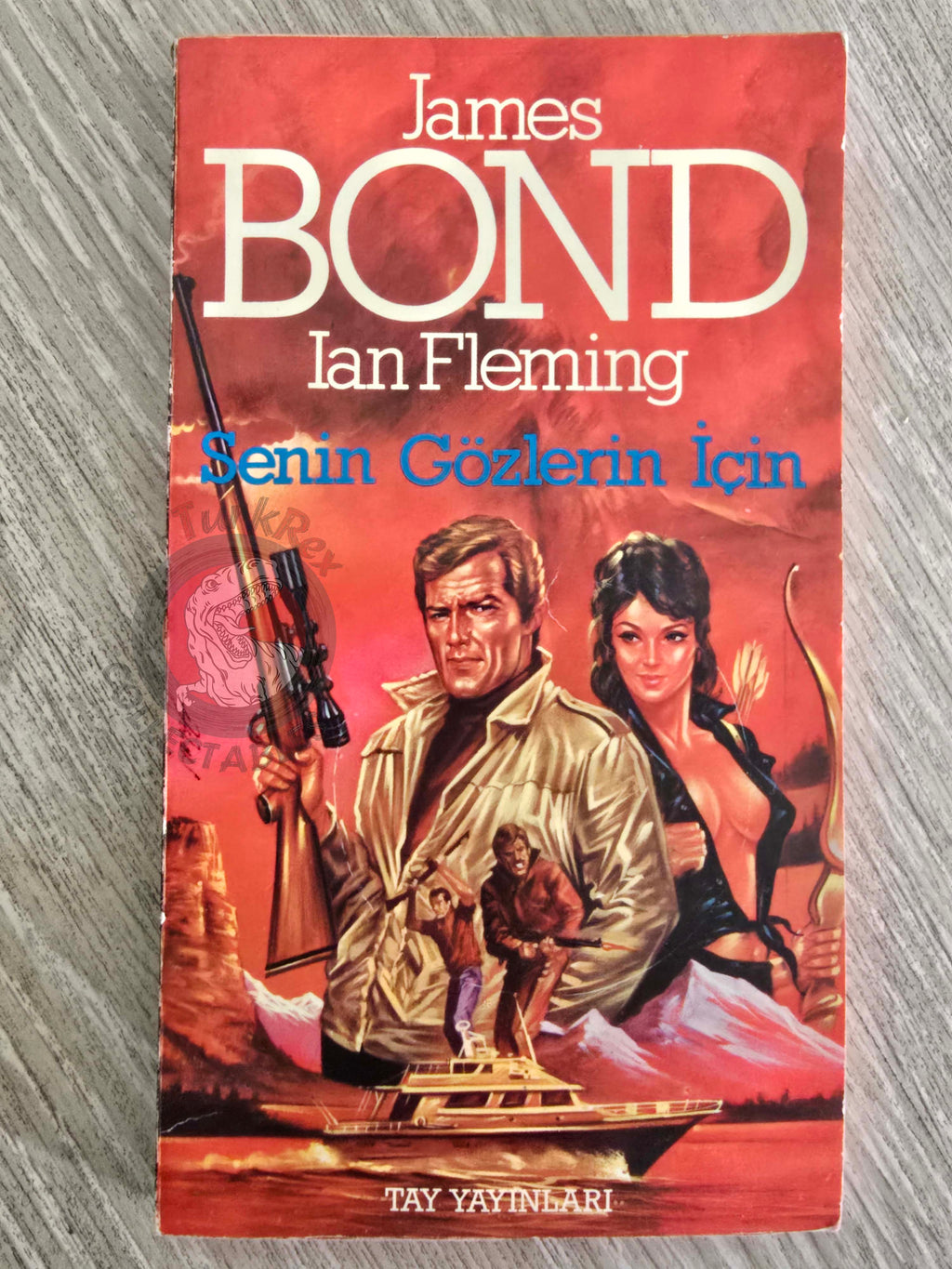 James Bond - For Your Eyes Only 1984 1st Turkish Book Turkey Ian Fleming