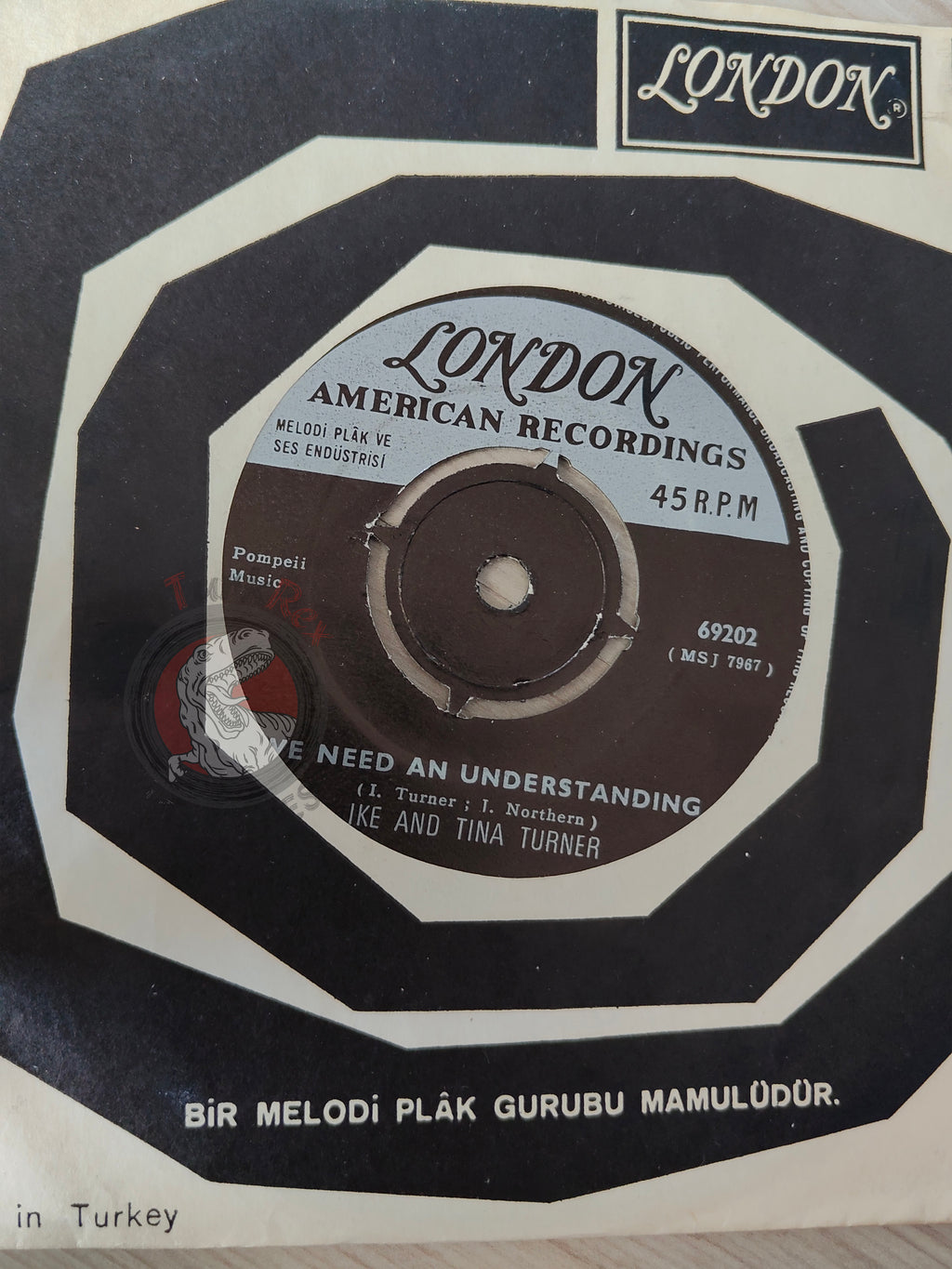 Ike & Tina Turner – We Need An Understanding 7" Turkish Pressing Vinyl Turkey Edition