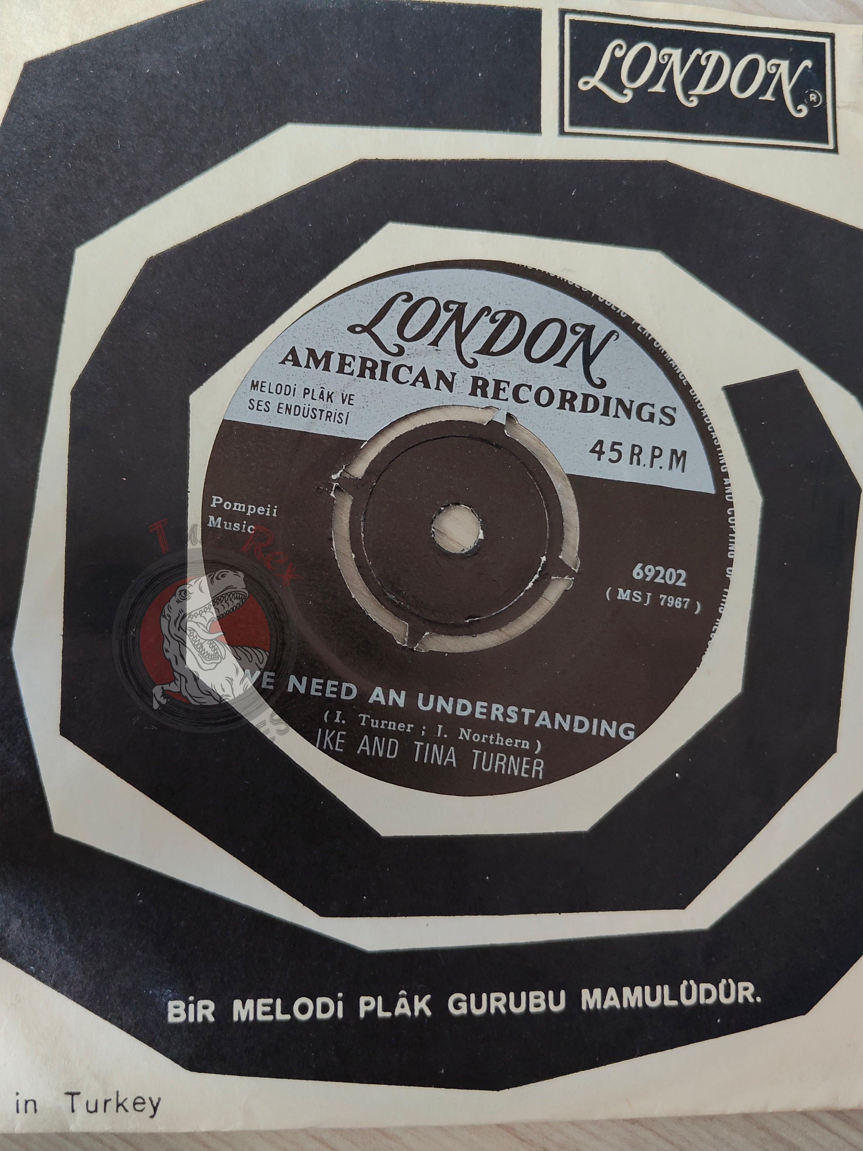 Ike & Tina Turner – We Need An Understanding 7" Turkish Pressing Vinyl Turkey Edition