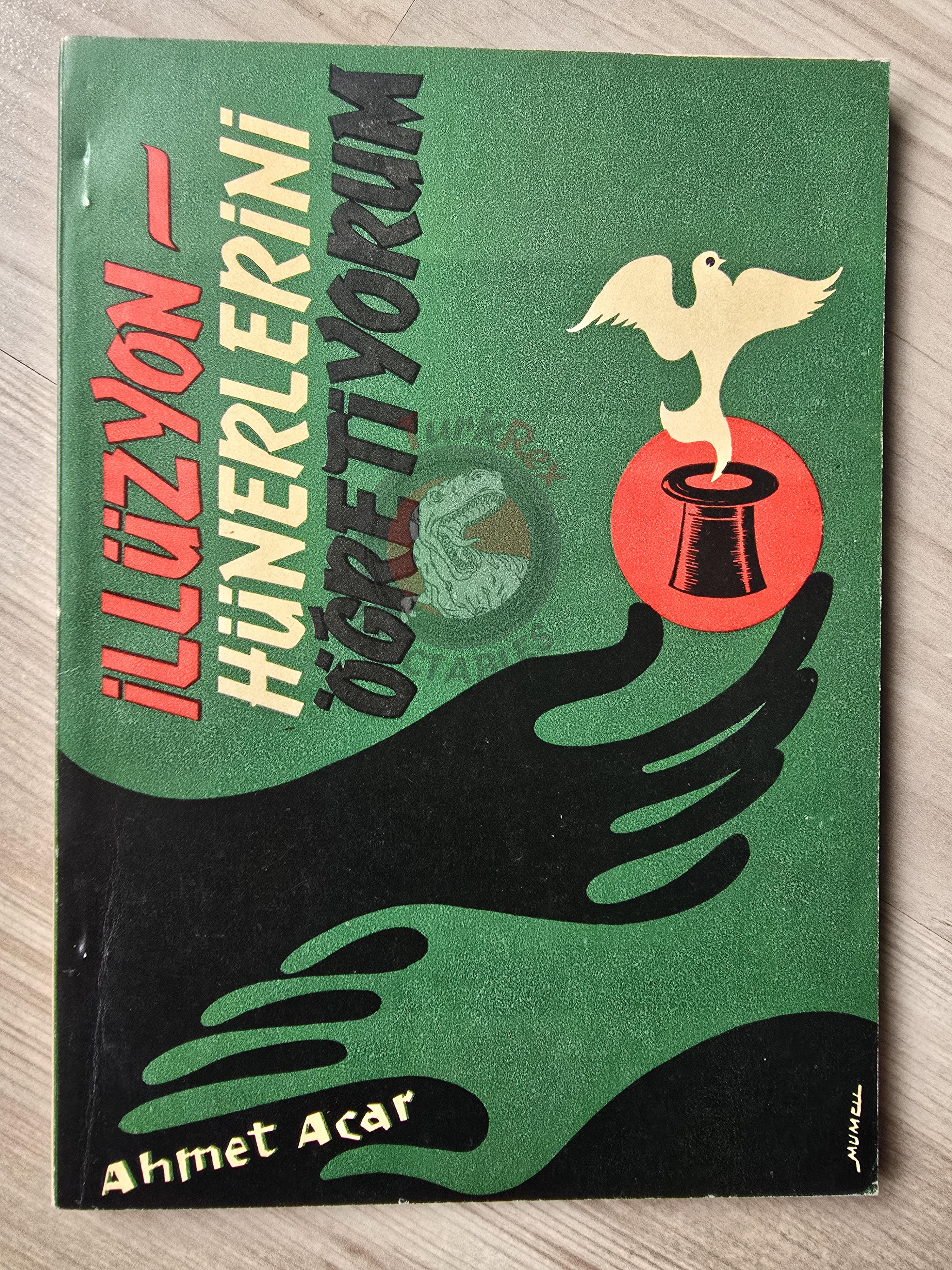 Ahmet Acar – I Am Teaching Illusion 1960 1st Turkish Book Turkey Illustrated Stage Magic