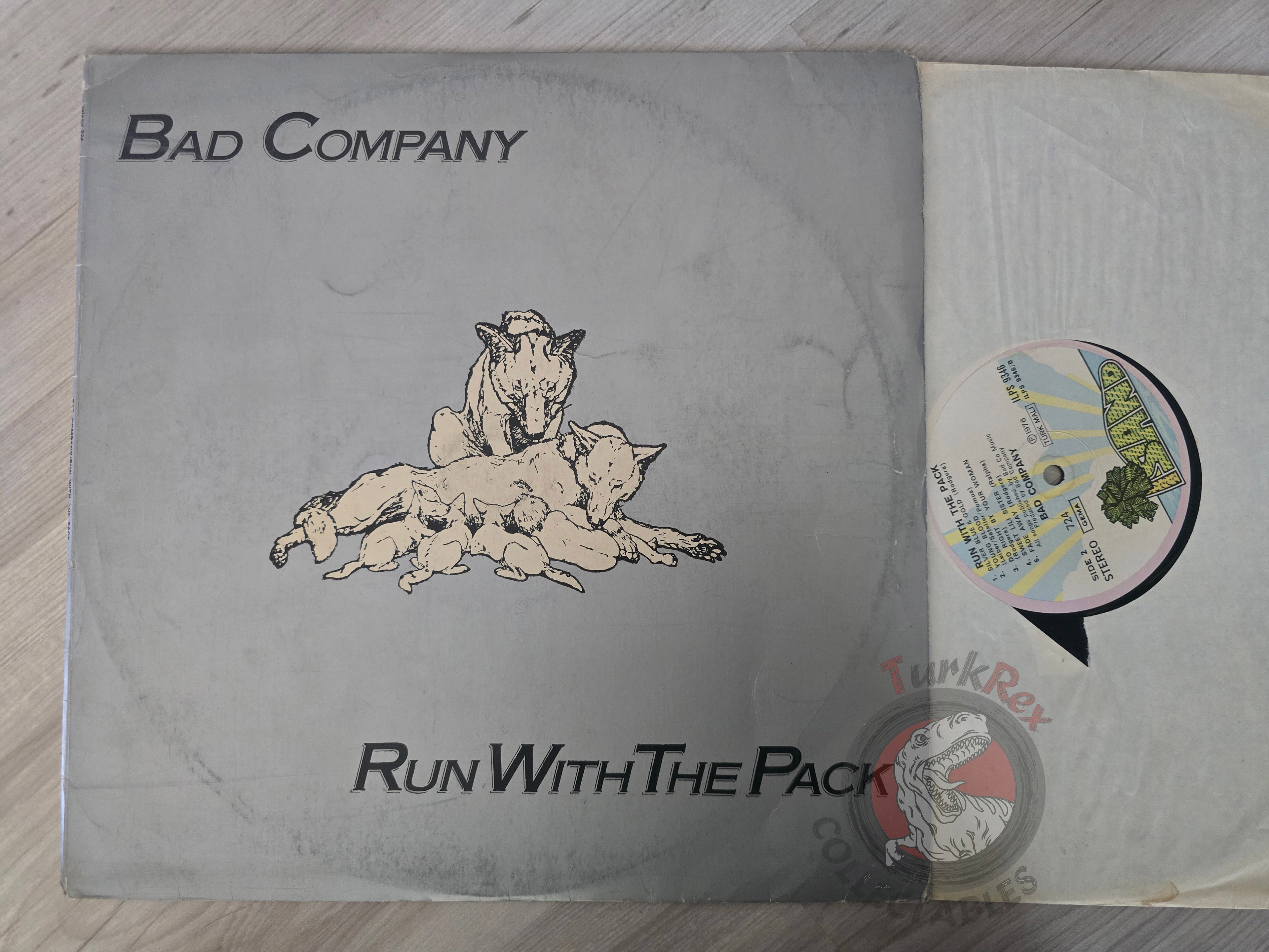 Bad Company – Run With The Pack Turkish Pressing Vinyl Turkey Edition
