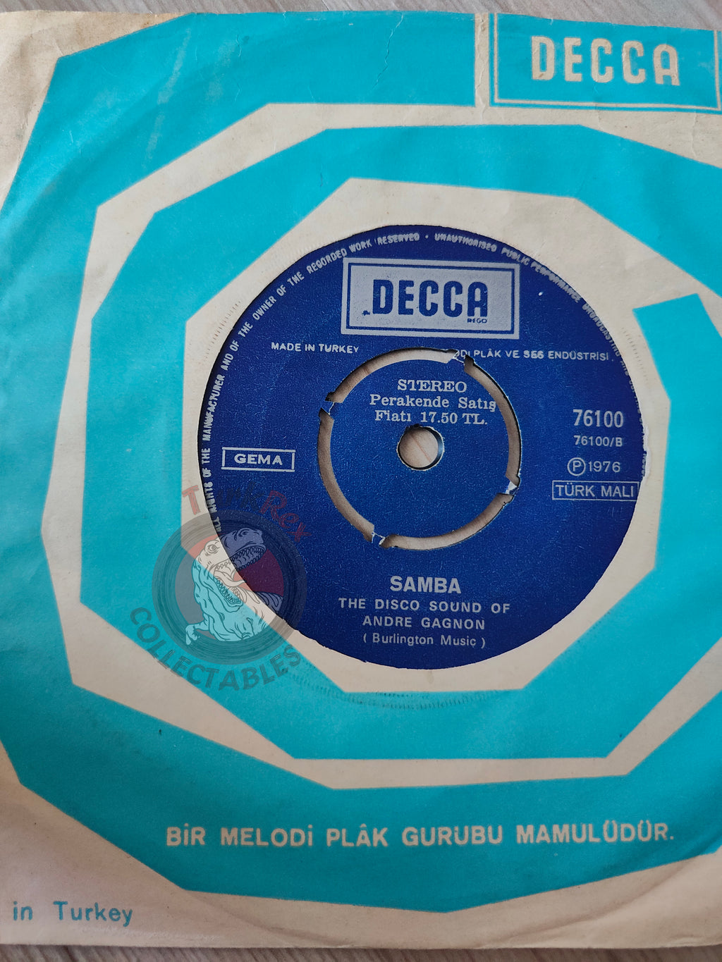 The Disco Sound Of Andre Gagnon – Wow 7" Turkish Pressing Vinyl Turkey Edition André Gagnon