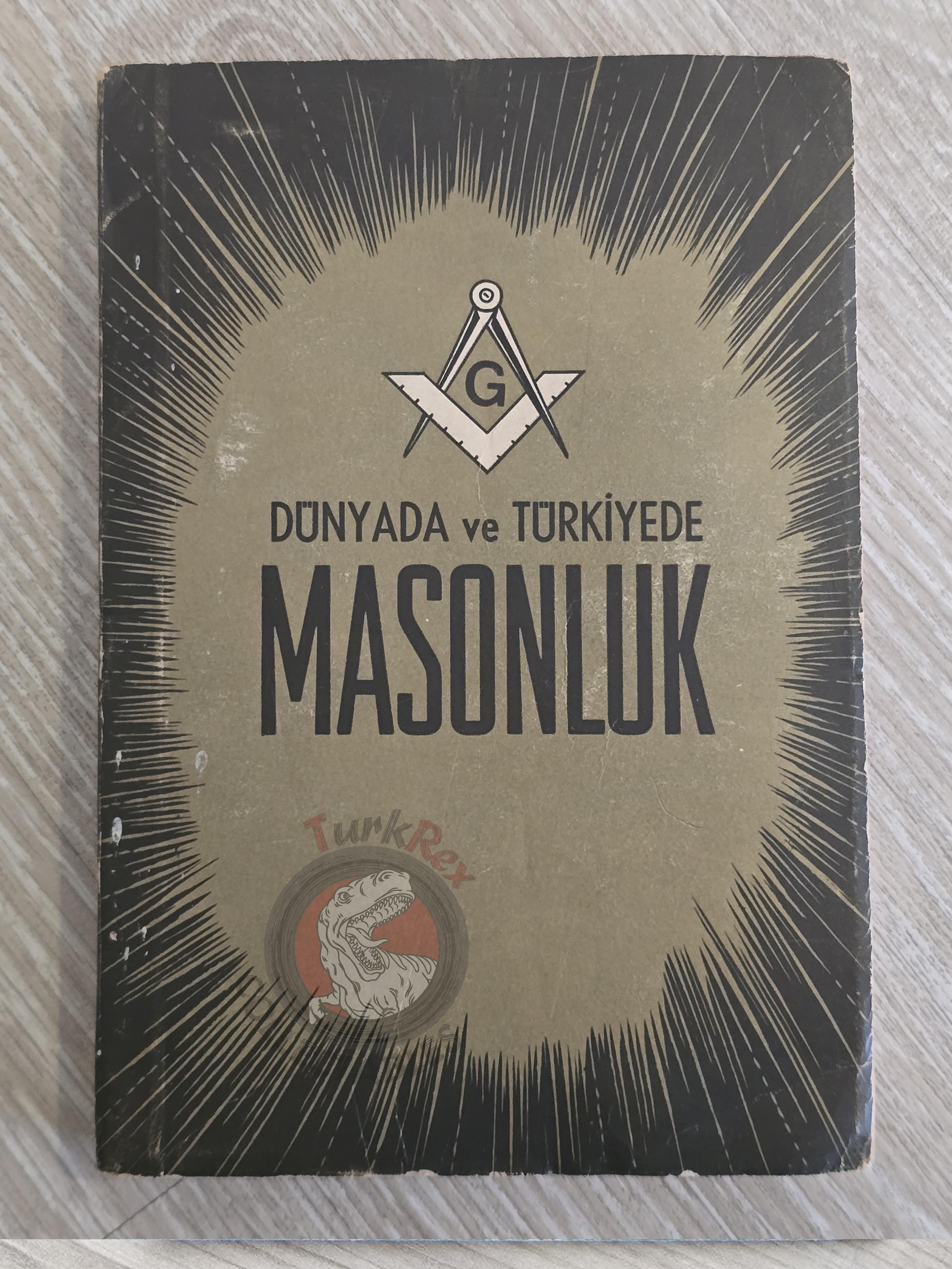 Freemasonry in the World and in Turkey 1965 Turkish Book Masonic Masons Illustrated