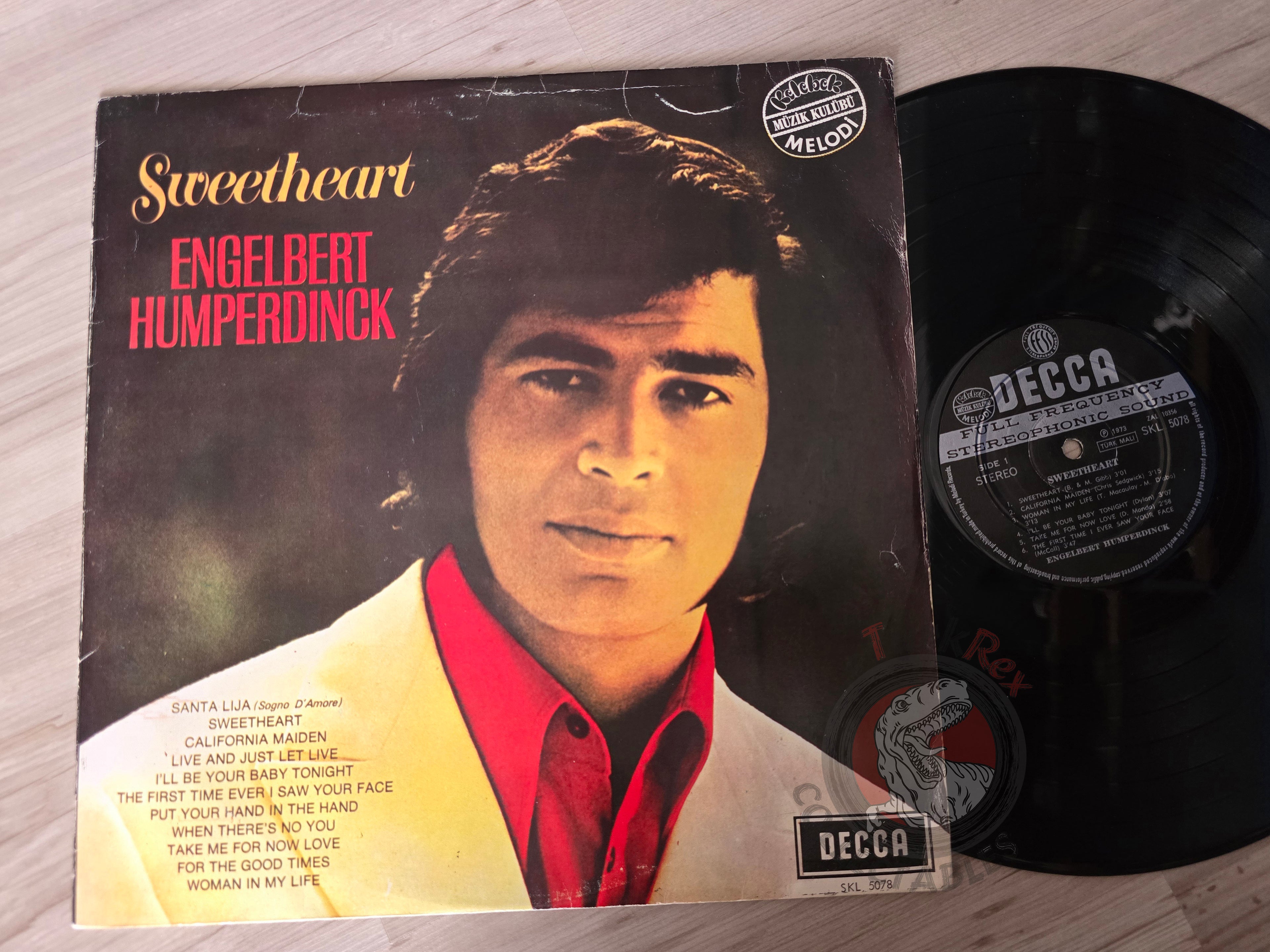 Engelbert Humperdinck – Sweetheart Turkish Pressing Vinyl Turkey Edition