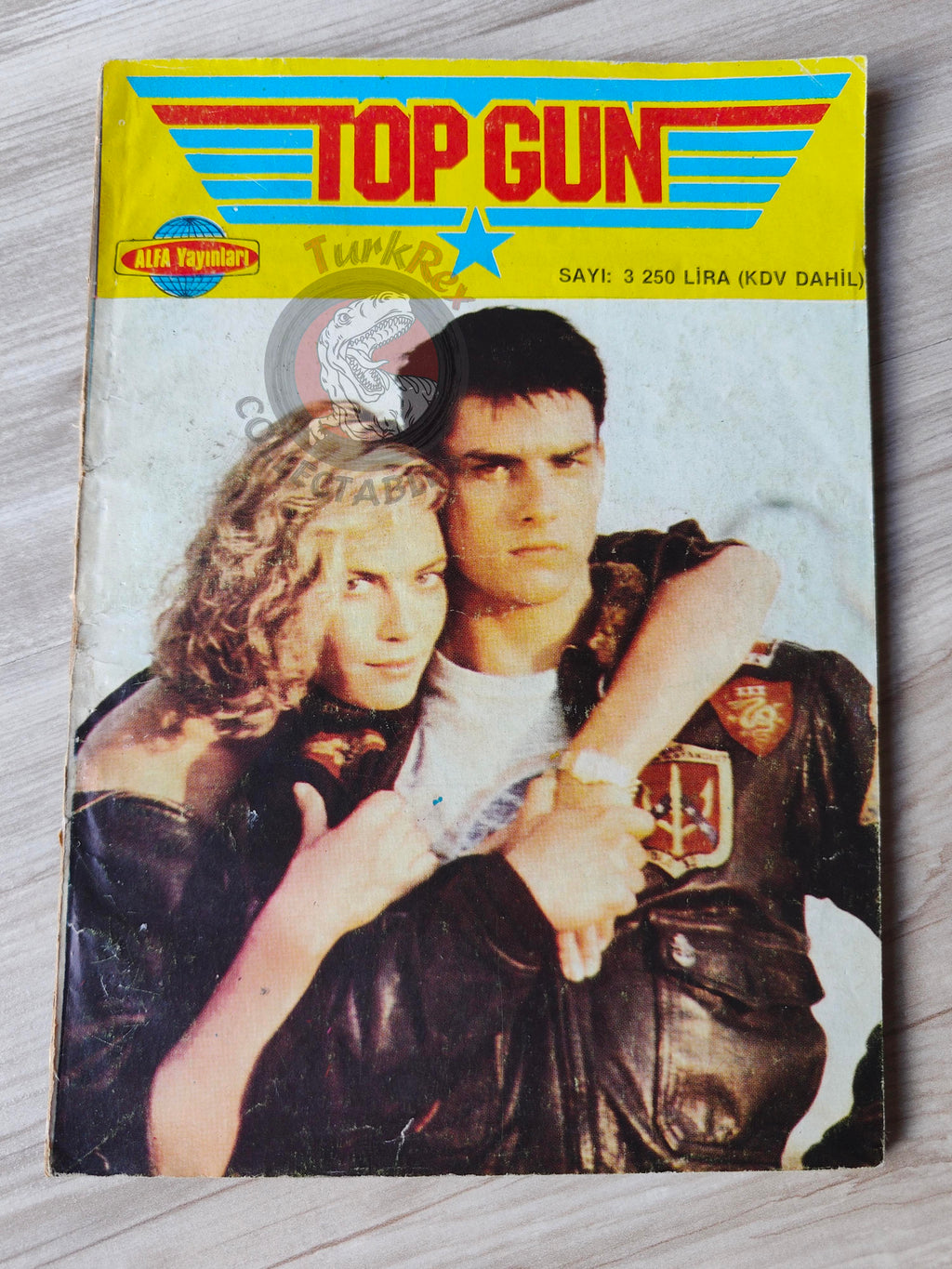 Top Gun #3 1987 Tom Cruise Cover Turkish Comic Turkey