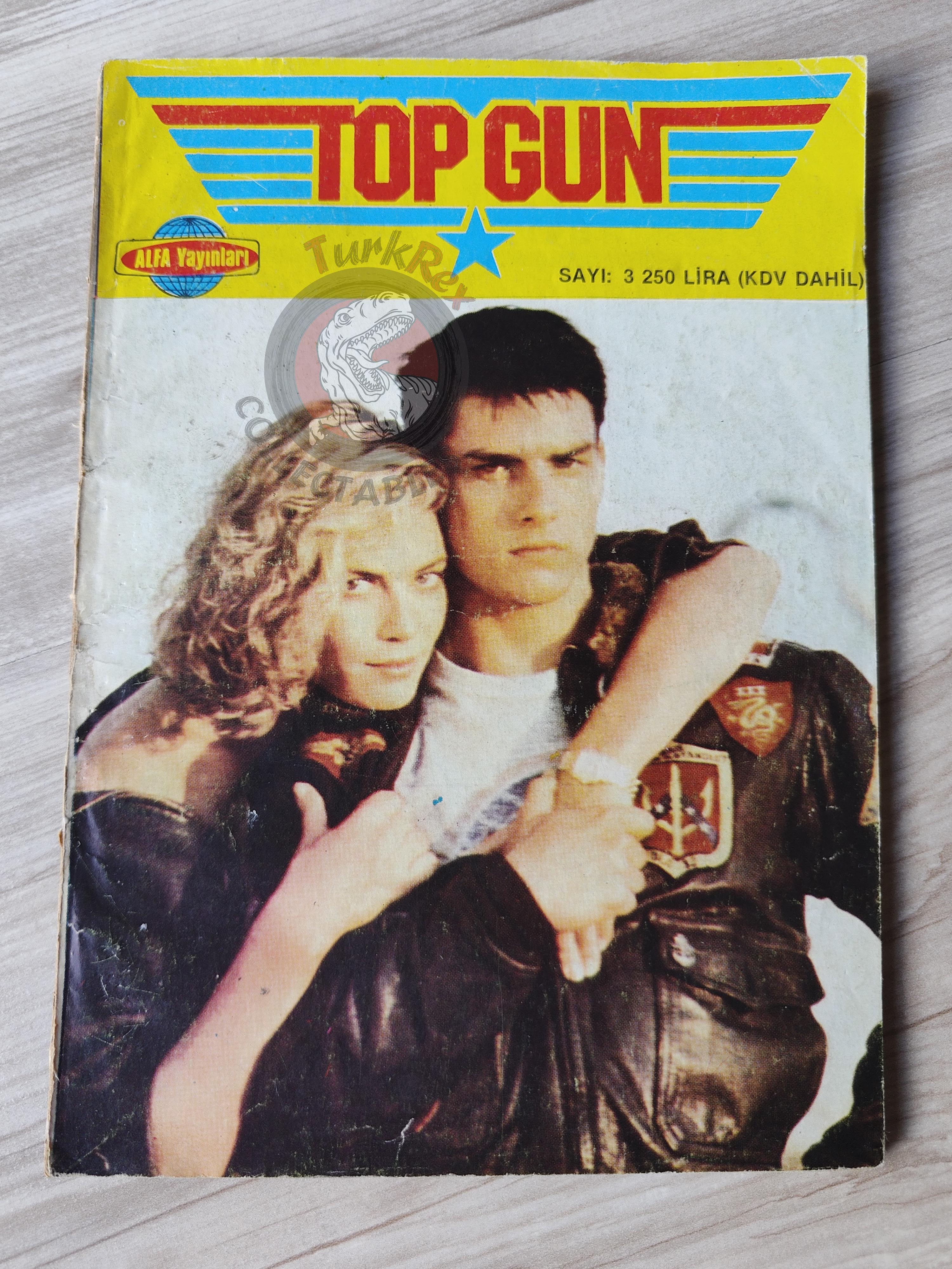 Top Gun #3 1987 Tom Cruise Cover Turkish Comic Turkey