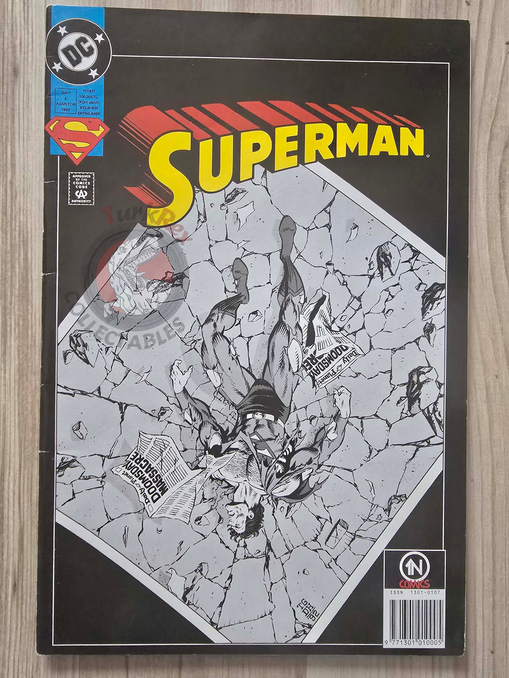 Superman #4 1996 Turkish Comic Turkey #75 The Adventures of #498