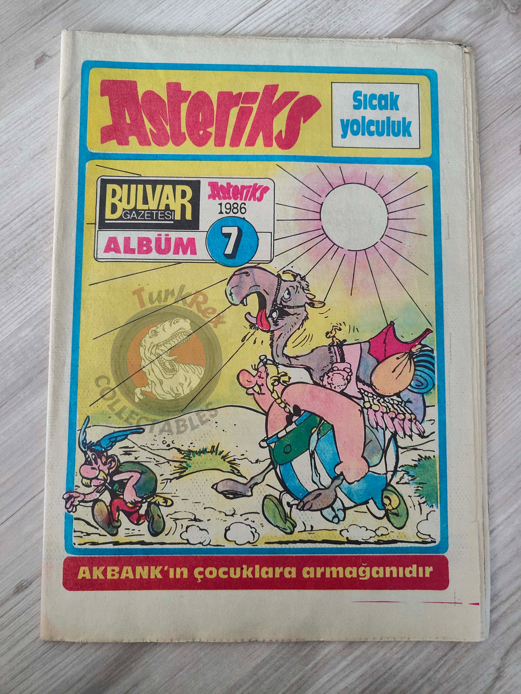 Asterix –  Asterix and the Black Gold 1986 Turkish Edition Comic Turkey 2