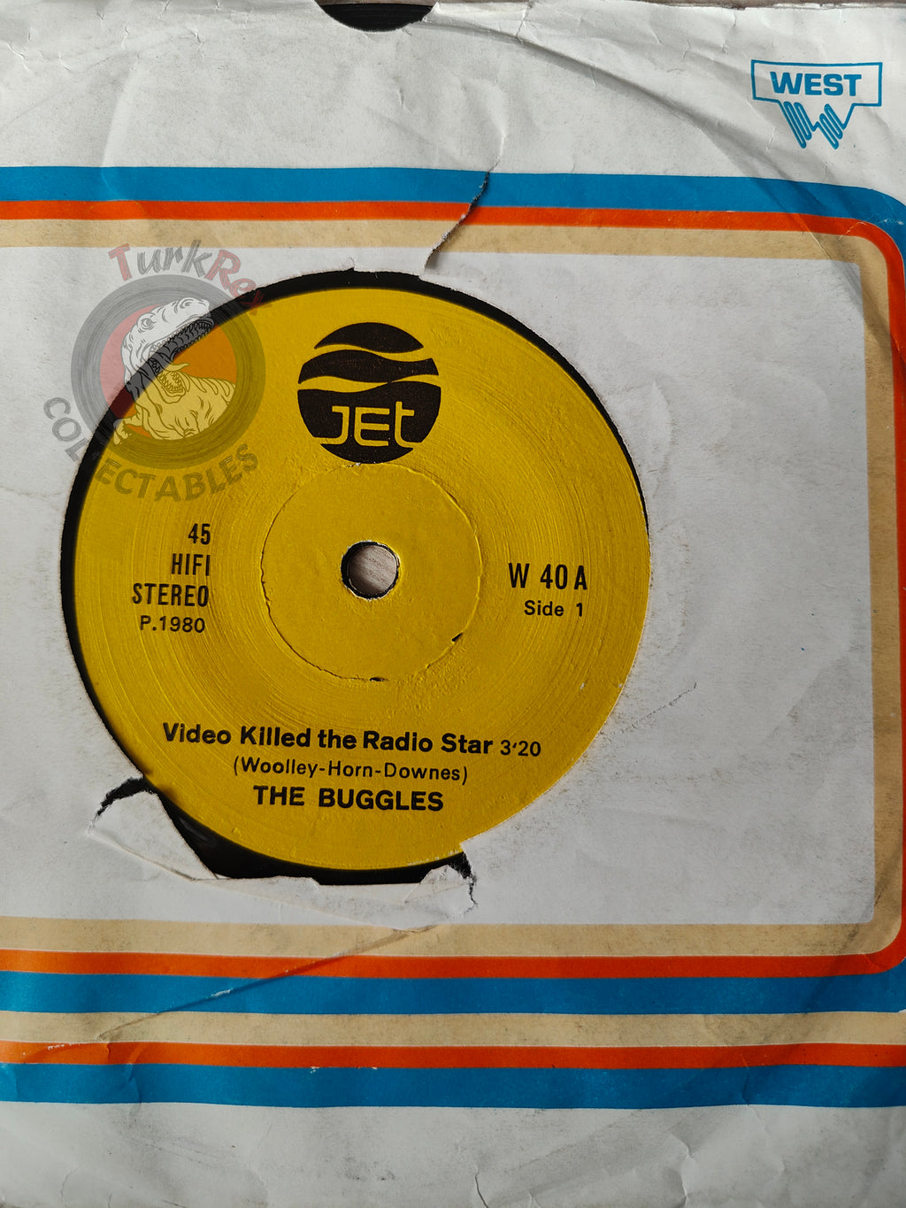 The Buggles – Video Killed The Radio Star 7"  Turkish Pressing Vinyl Turkey Edition