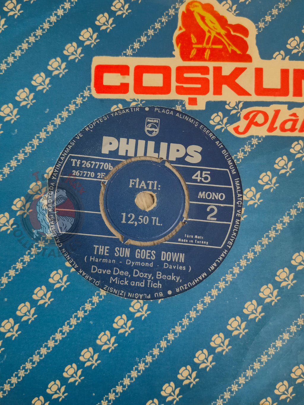 Dave Dee, Dozy, Beaky, Mick And Tich – Zabadak! 7" Turkish Pressing Vinyl Turkey Edition