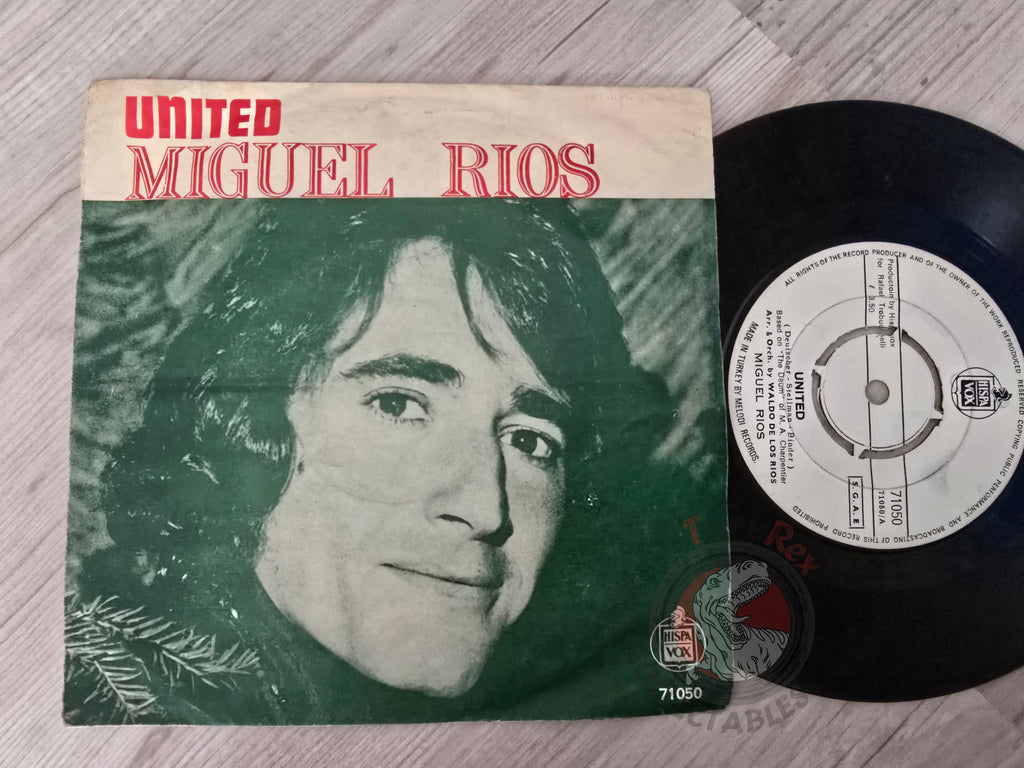 Miguel Rios – United 7" Turkish Pressing Vinyl Turkey Edition