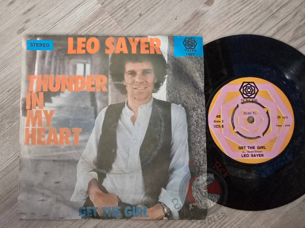 Leo Sayer – Thunder In My Heart 7" Turkish Pressing Vinyl Turkey Edition