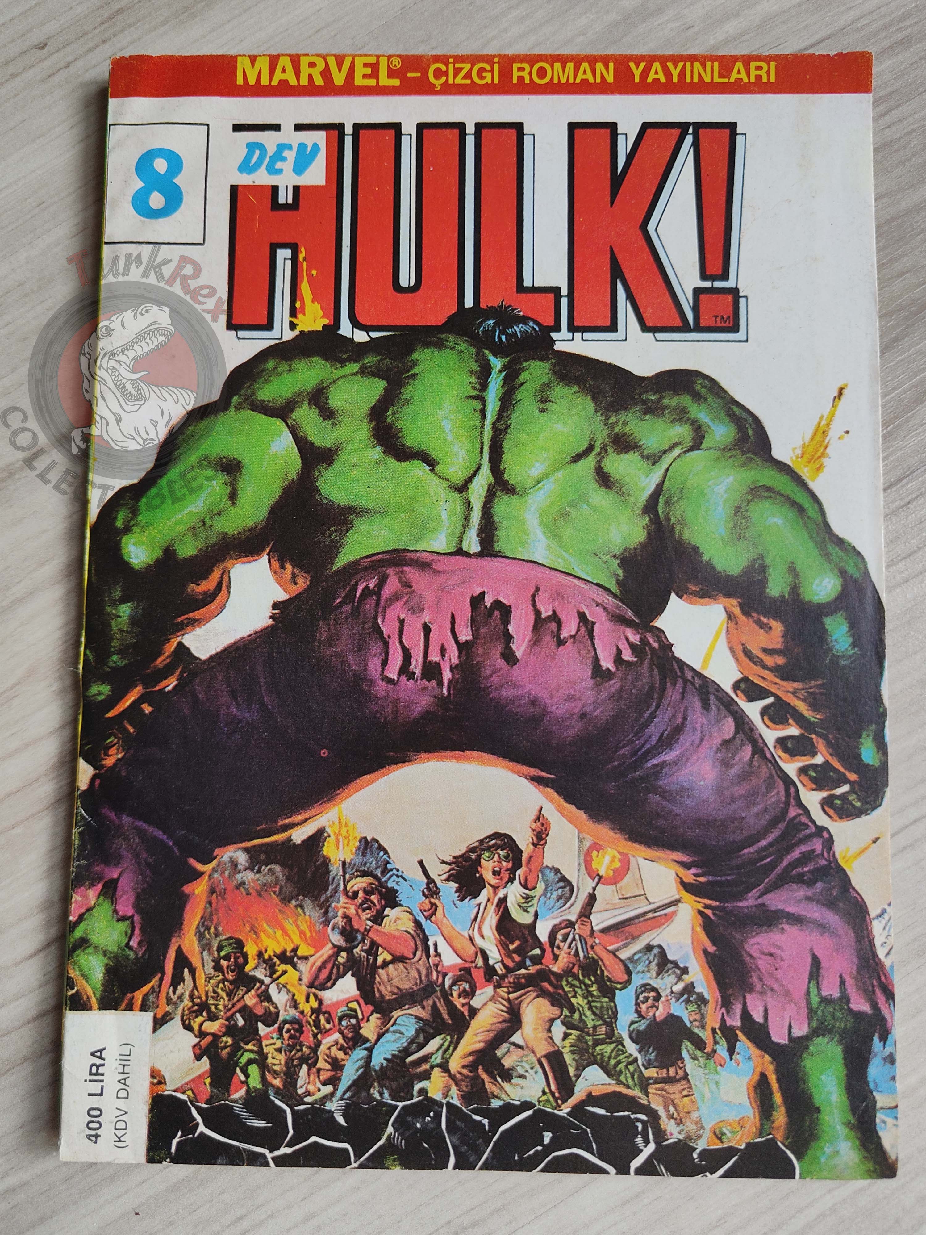 Hulk #8 1988 Turkish Comic Turkey cover #13 #135