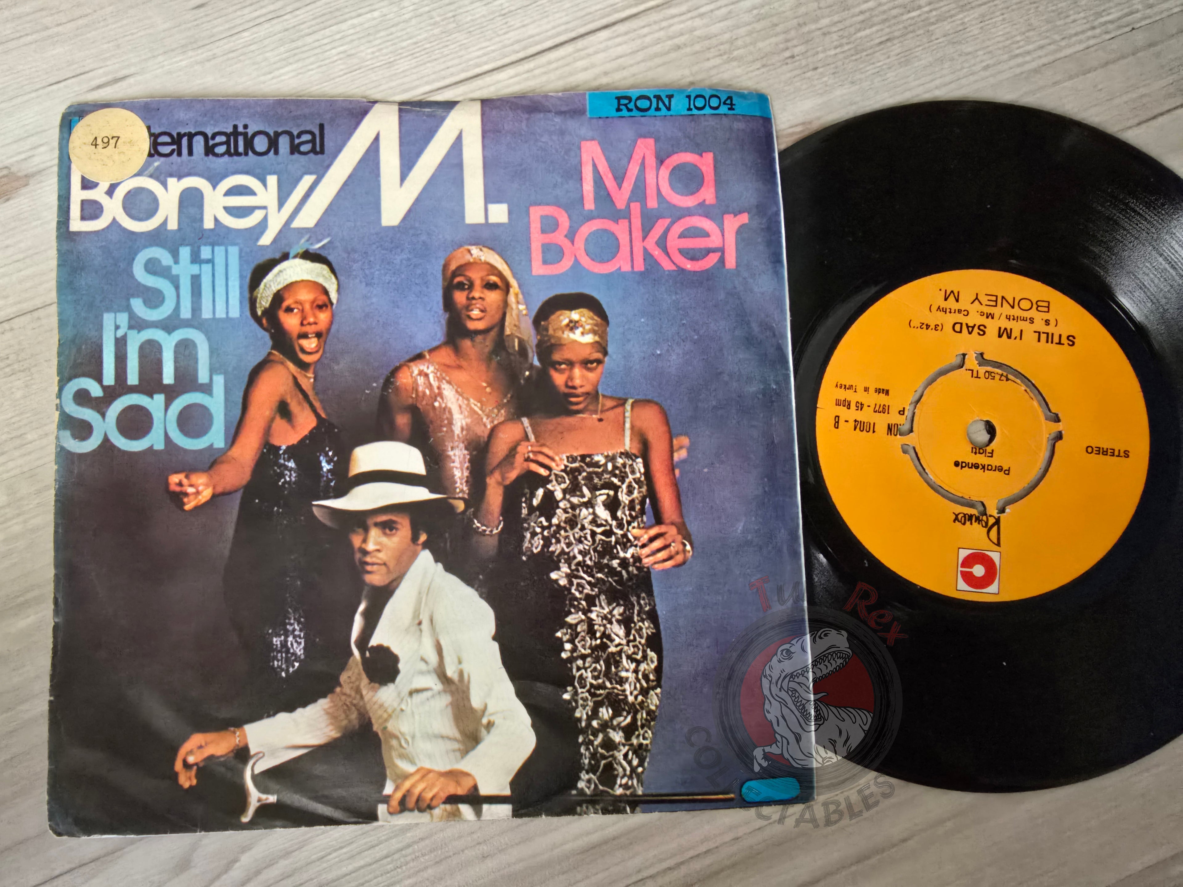 Boney M - Ma Baker 7" Turkish Pressing Vinyl Turkey Edition