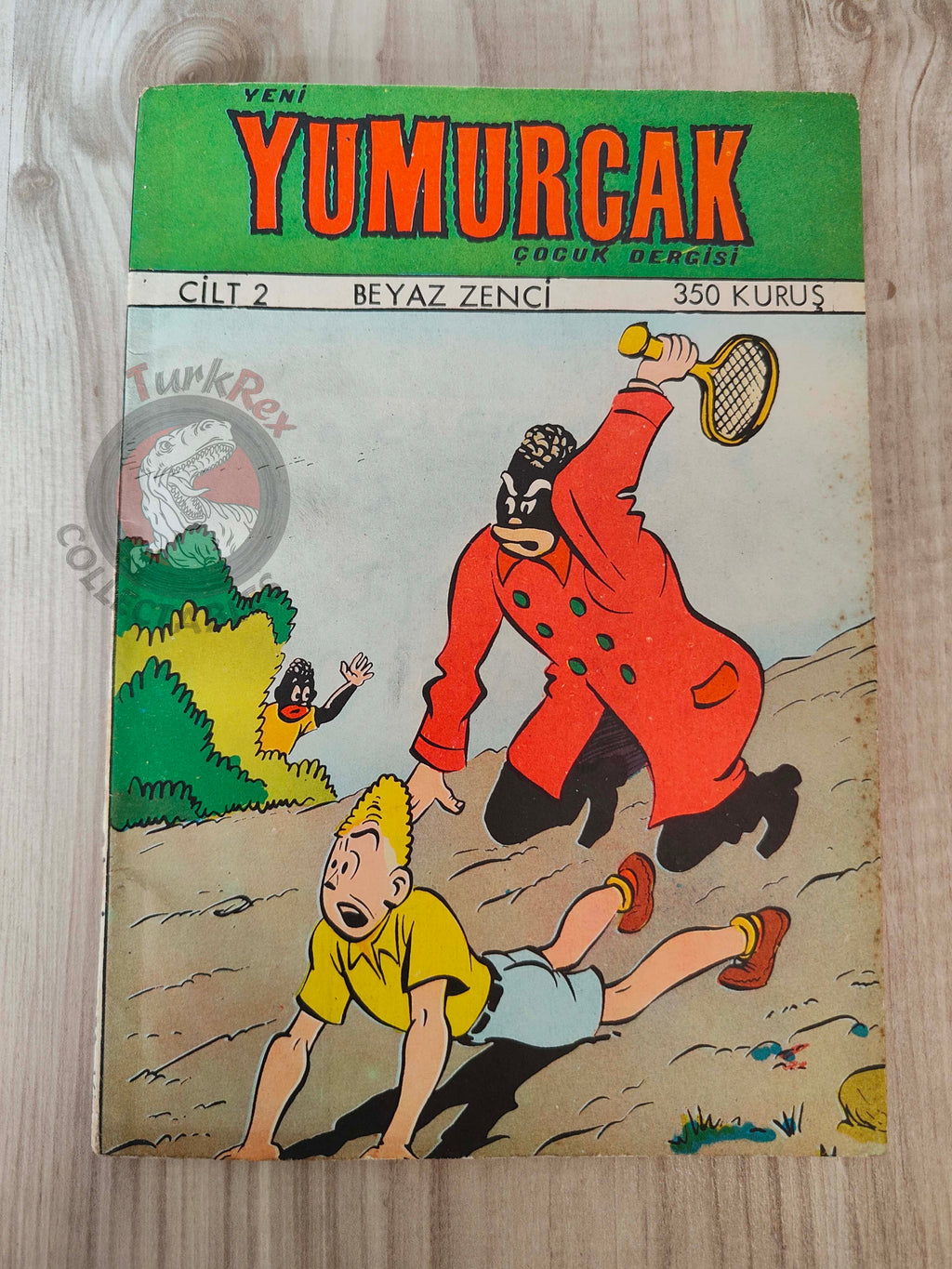 Blondin et Cirage - Le nègre blanc 1970 Turkish Comic Turkey Jijé Yumurcak Mag #2