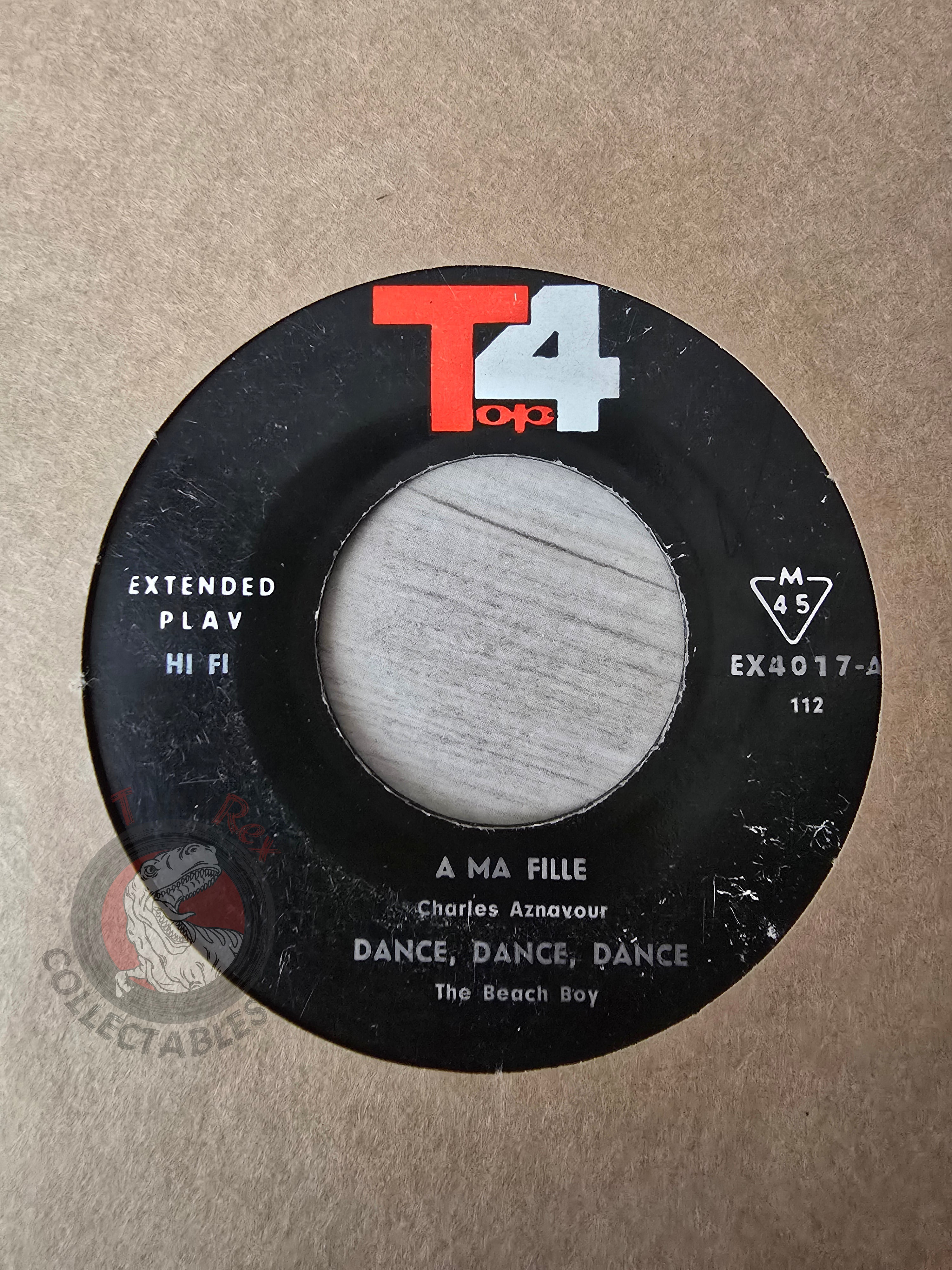 The Beach Boys / Charles Aznavour / Adamo / Vasso Ovale 7" Iran Pressing Vinyl Iranian Edition