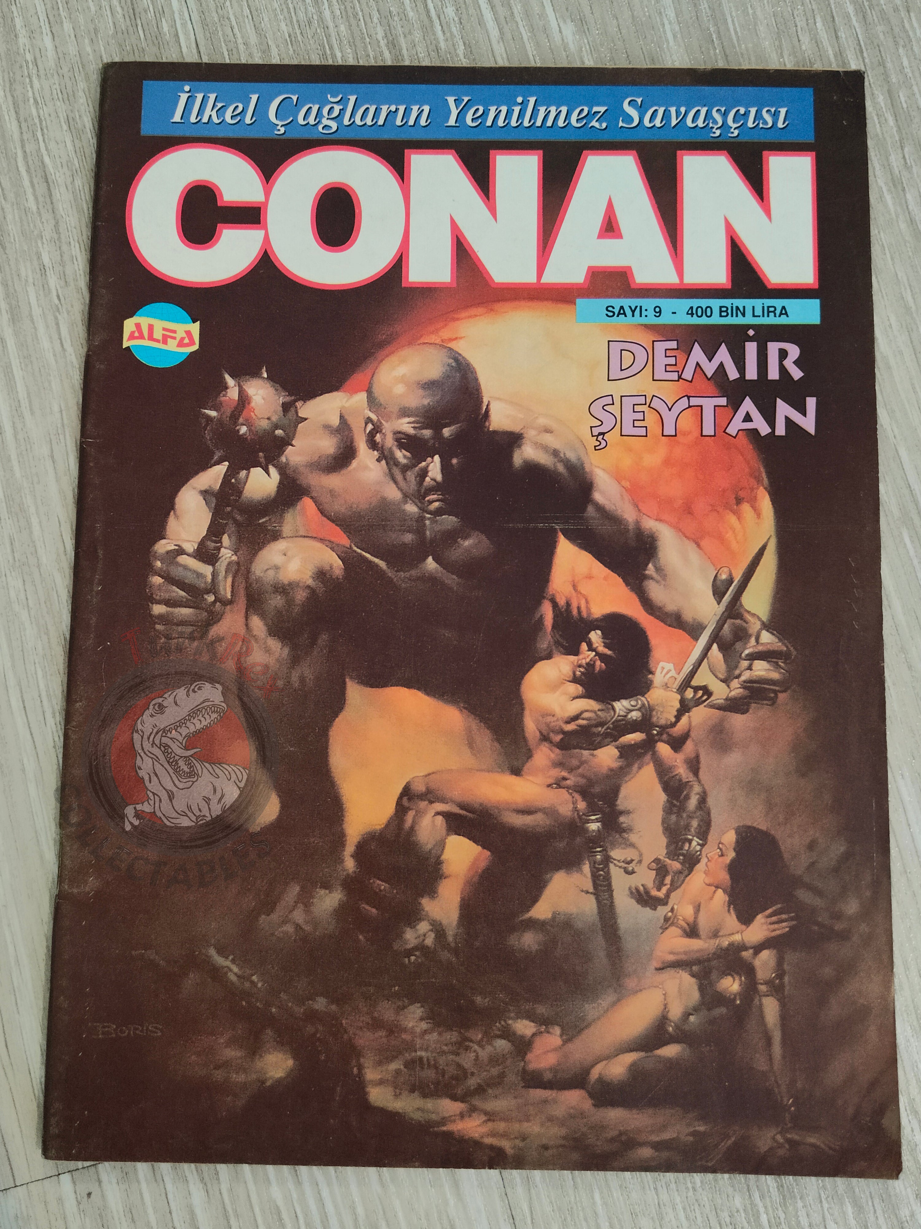 Conan #9 The Savage Sword of Conan #15 #16 Turkish Comic Turkey