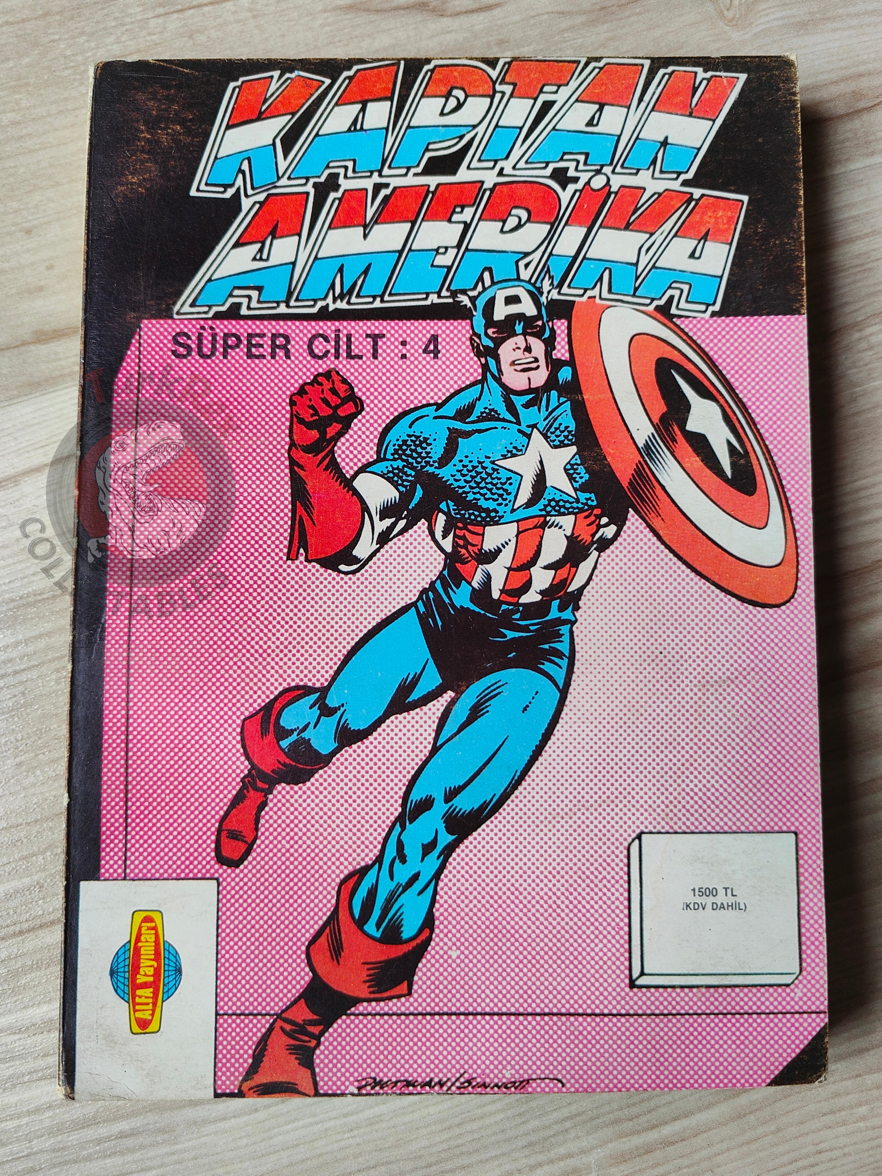 Captain America – Volume 4 1989 Turkish Comic Turkey Falcon