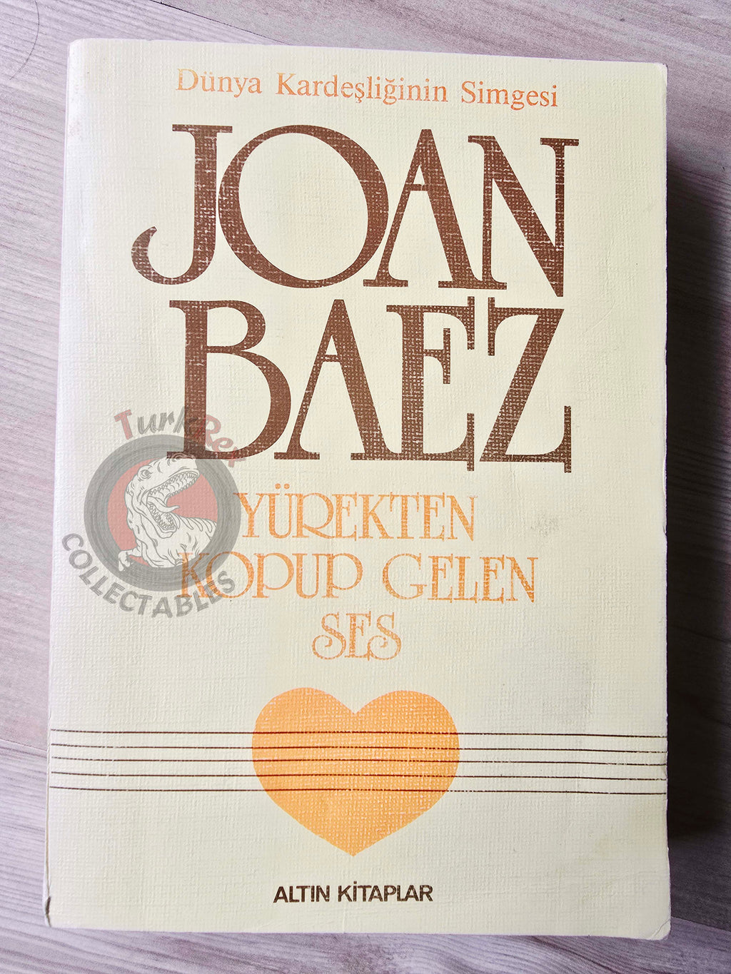 Joan Baez – A Voice to Sing With 1989 1st  Turkish Book Turkey