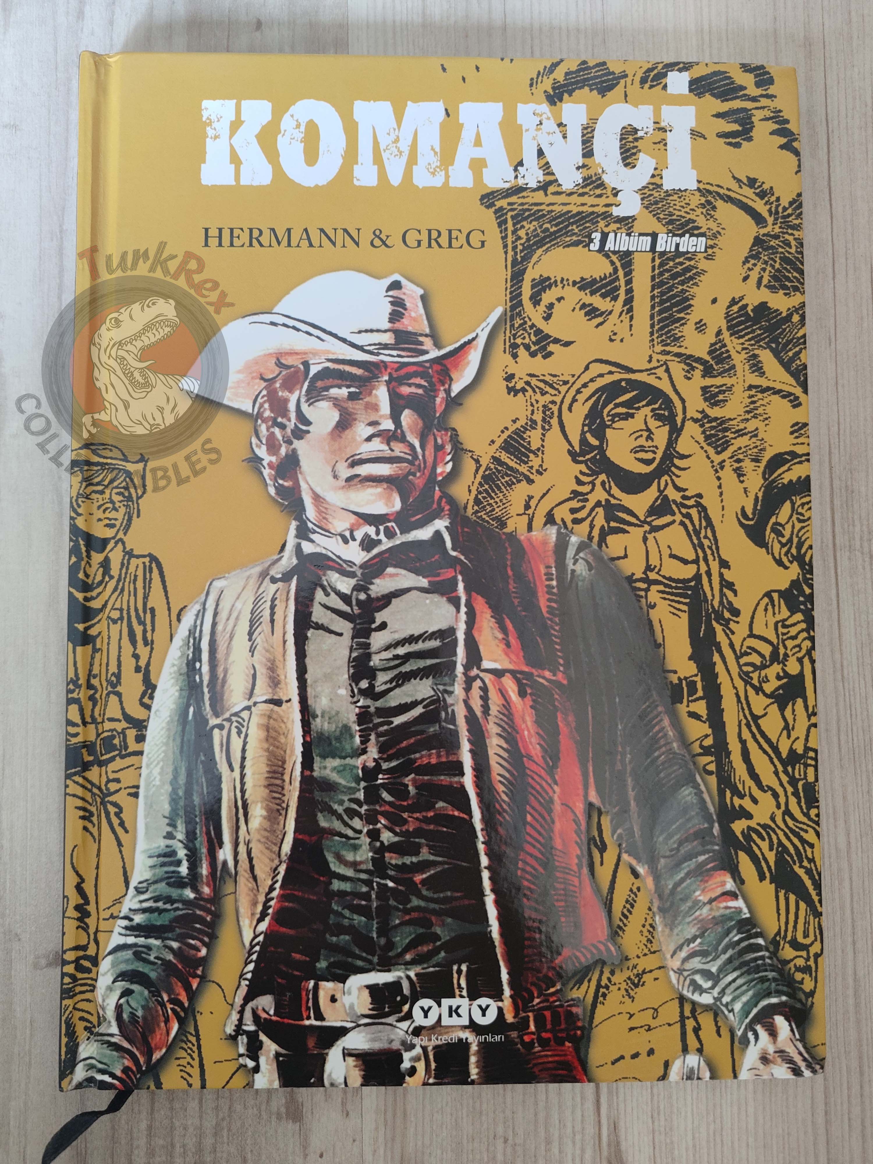 Comanche Vol #1 Issue #1–3 HC Turkish Comic Turkey Hermann & Greg Red Dust
