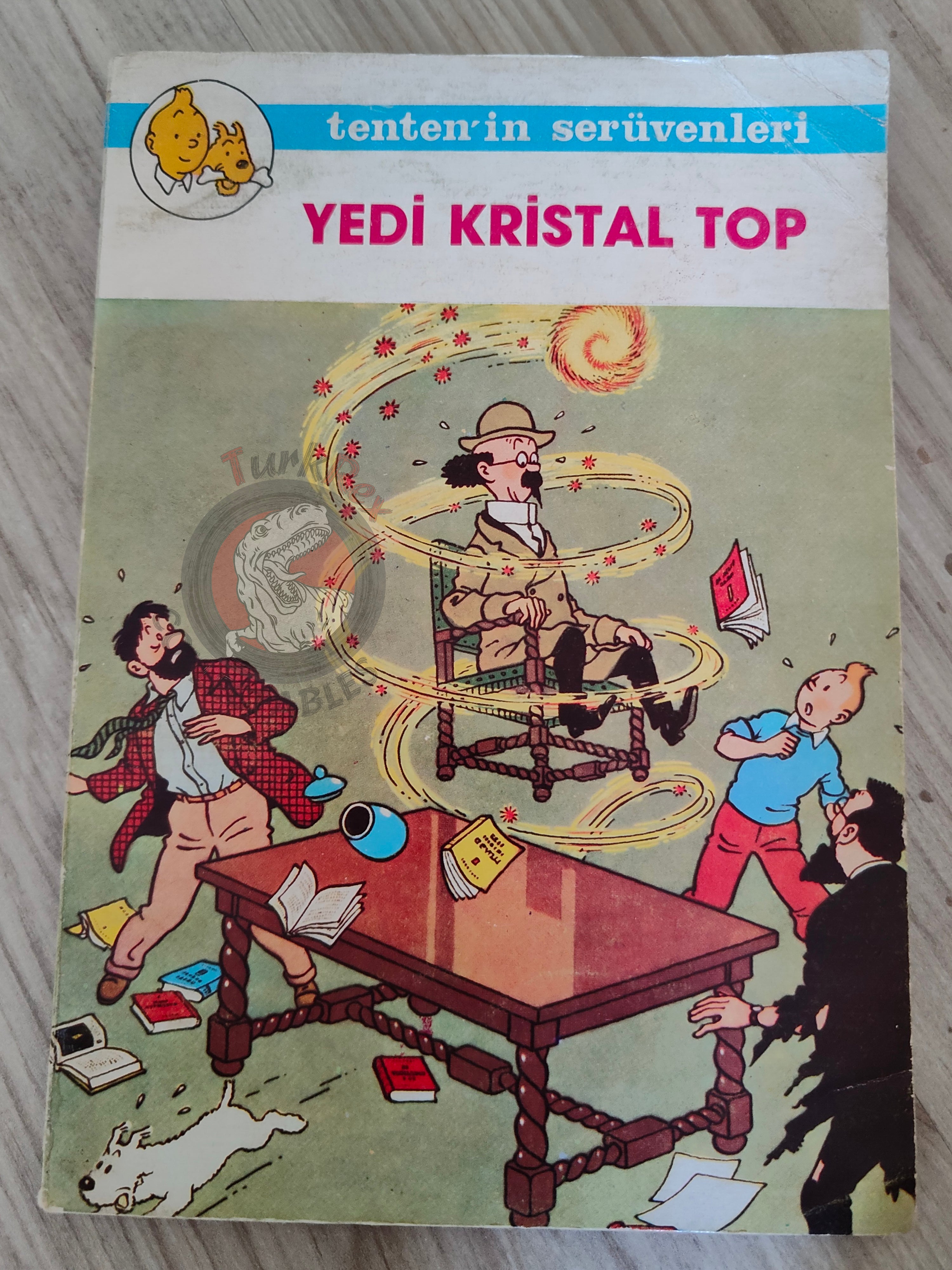 Tintin – The Seven Crystal Balls mid 1980s Turkish Edition Comic Turkey 1