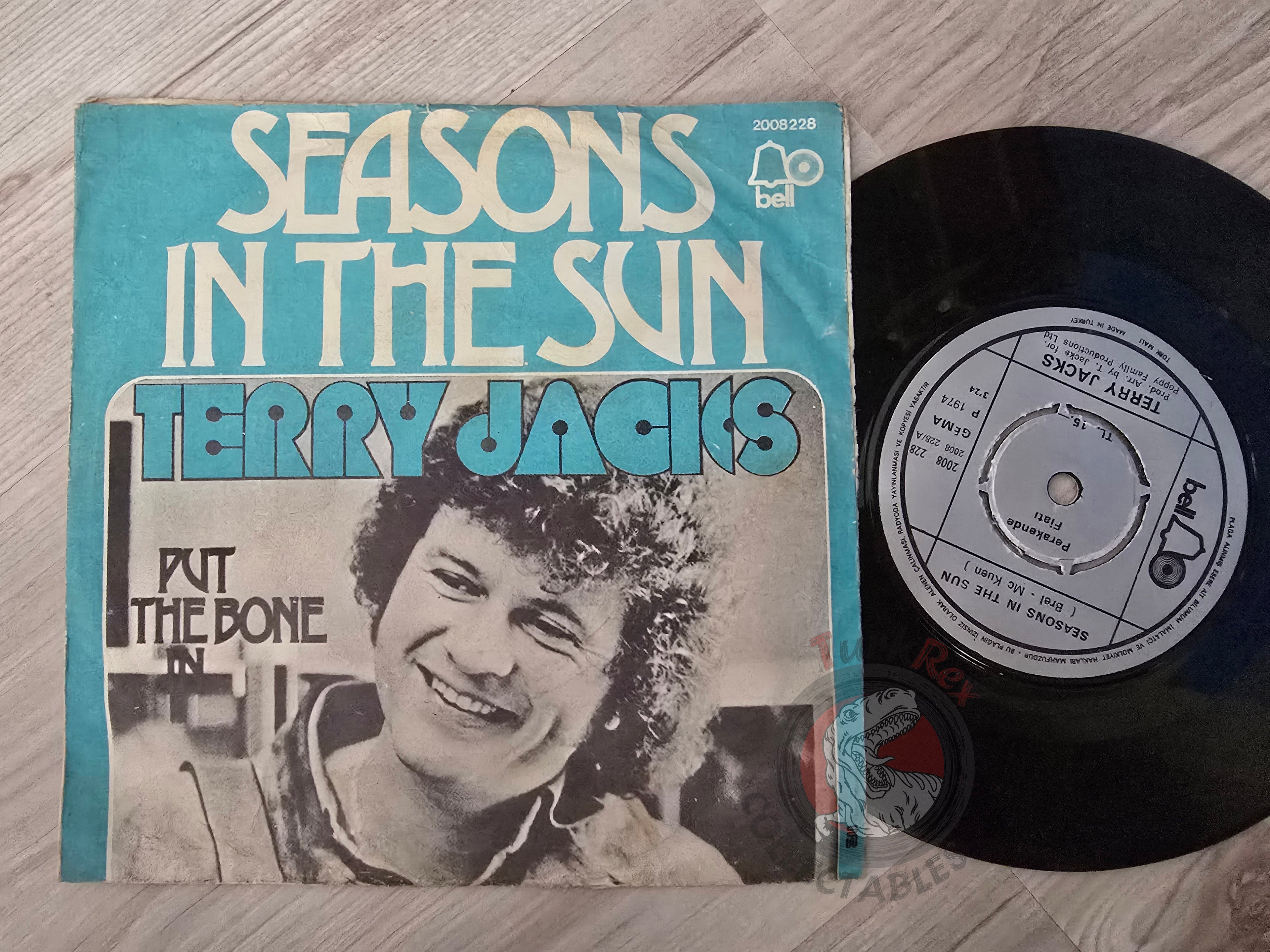 Terry Jacks – Seasons In The Sun 7" Turkish Pressing Vinyl Turkey Edition 2