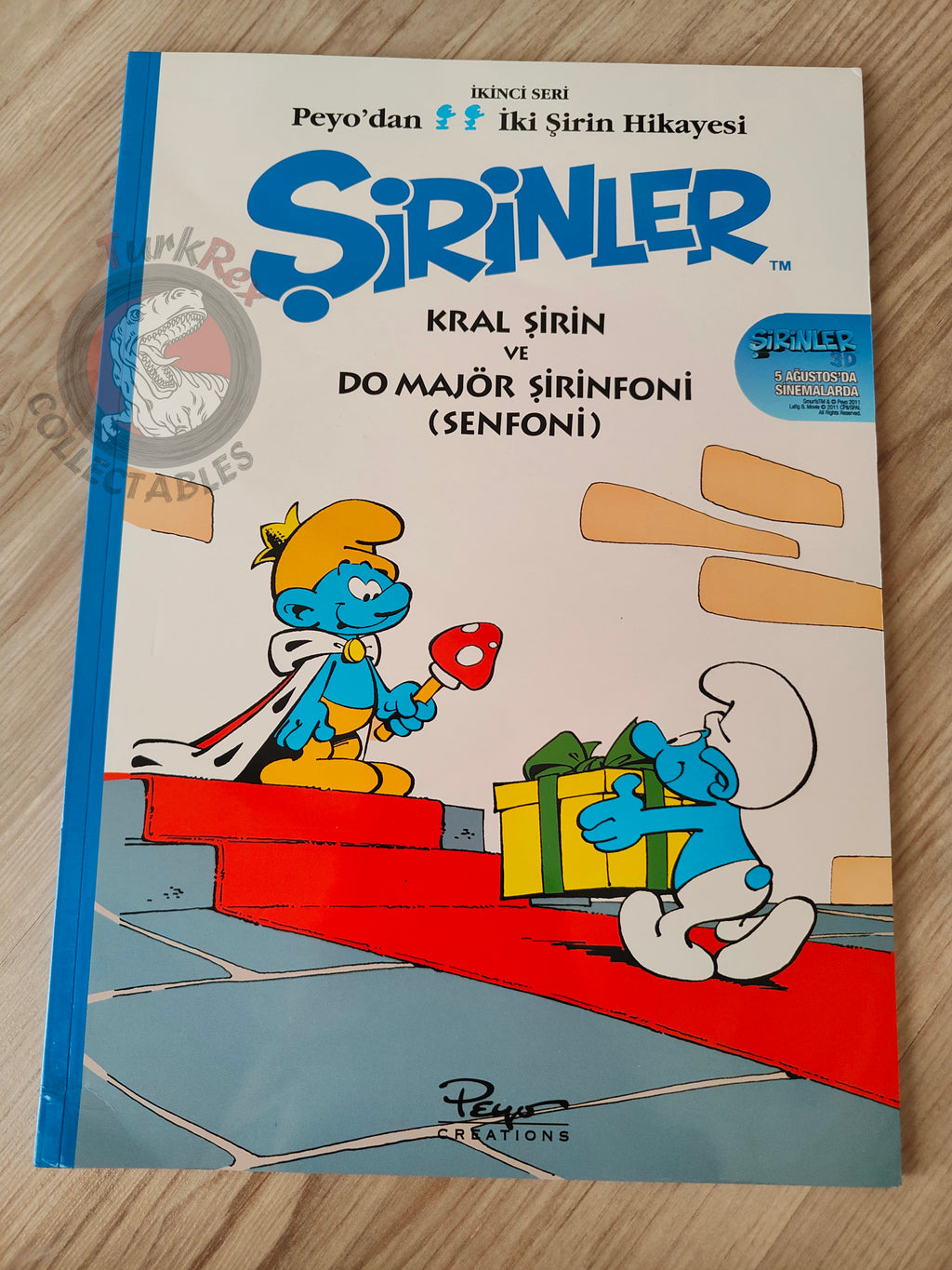The Smurfs #2 The Smurf King 2011 Turkish Comic Turkey Schtroumpf