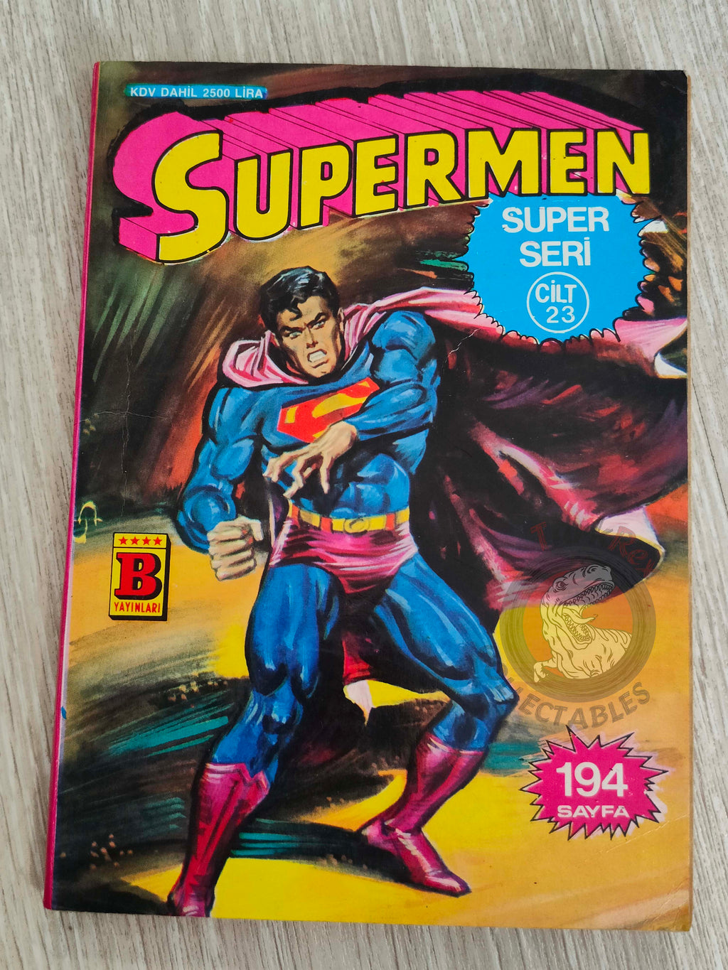 Superman Vol #23 1991 Turkish Comic Turkey #405 Batman Supergirl Wonder Woman