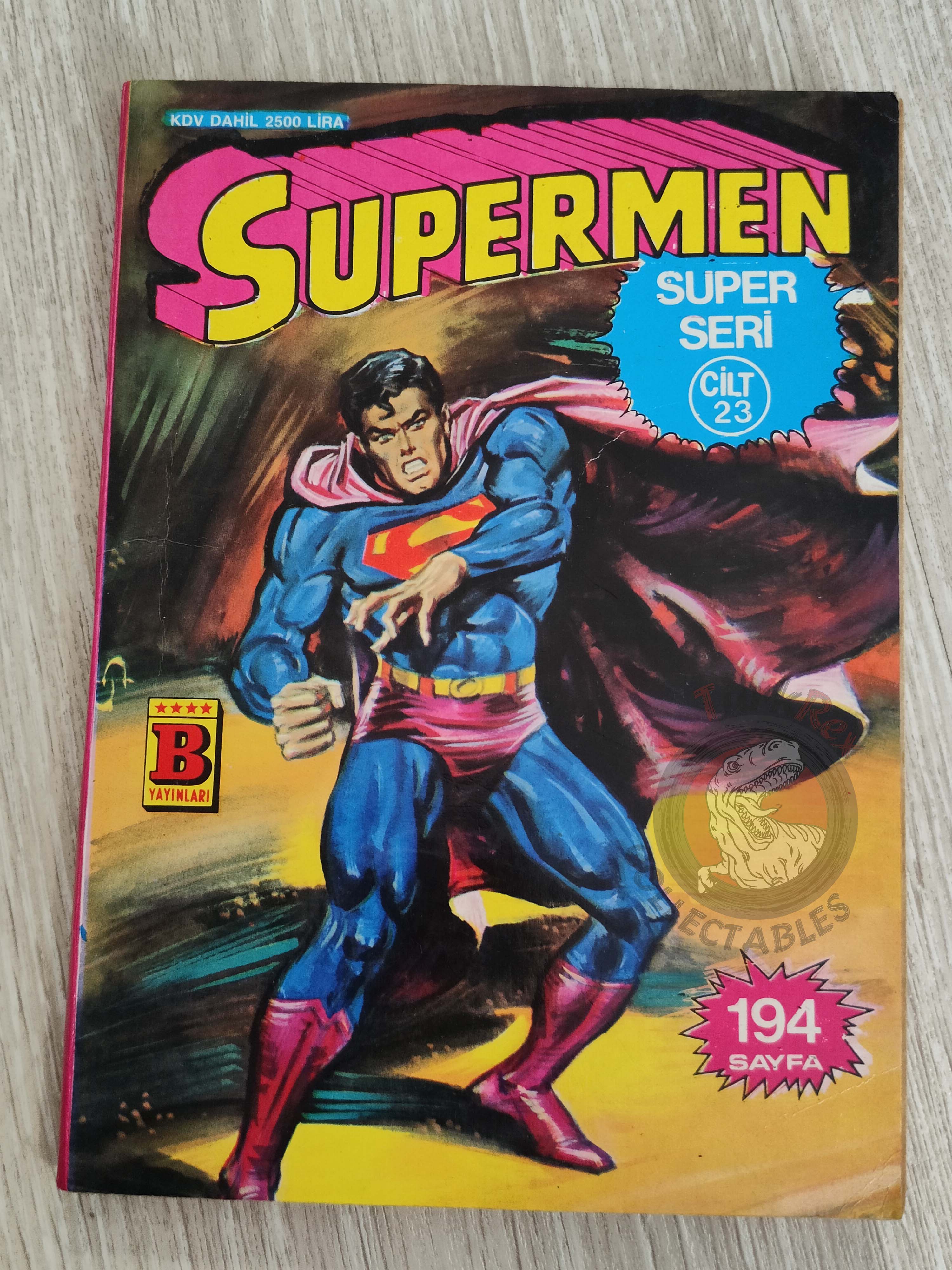 Superman Vol #23 1991 Turkish Comic Turkey #405 Batman Supergirl Wonder Woman