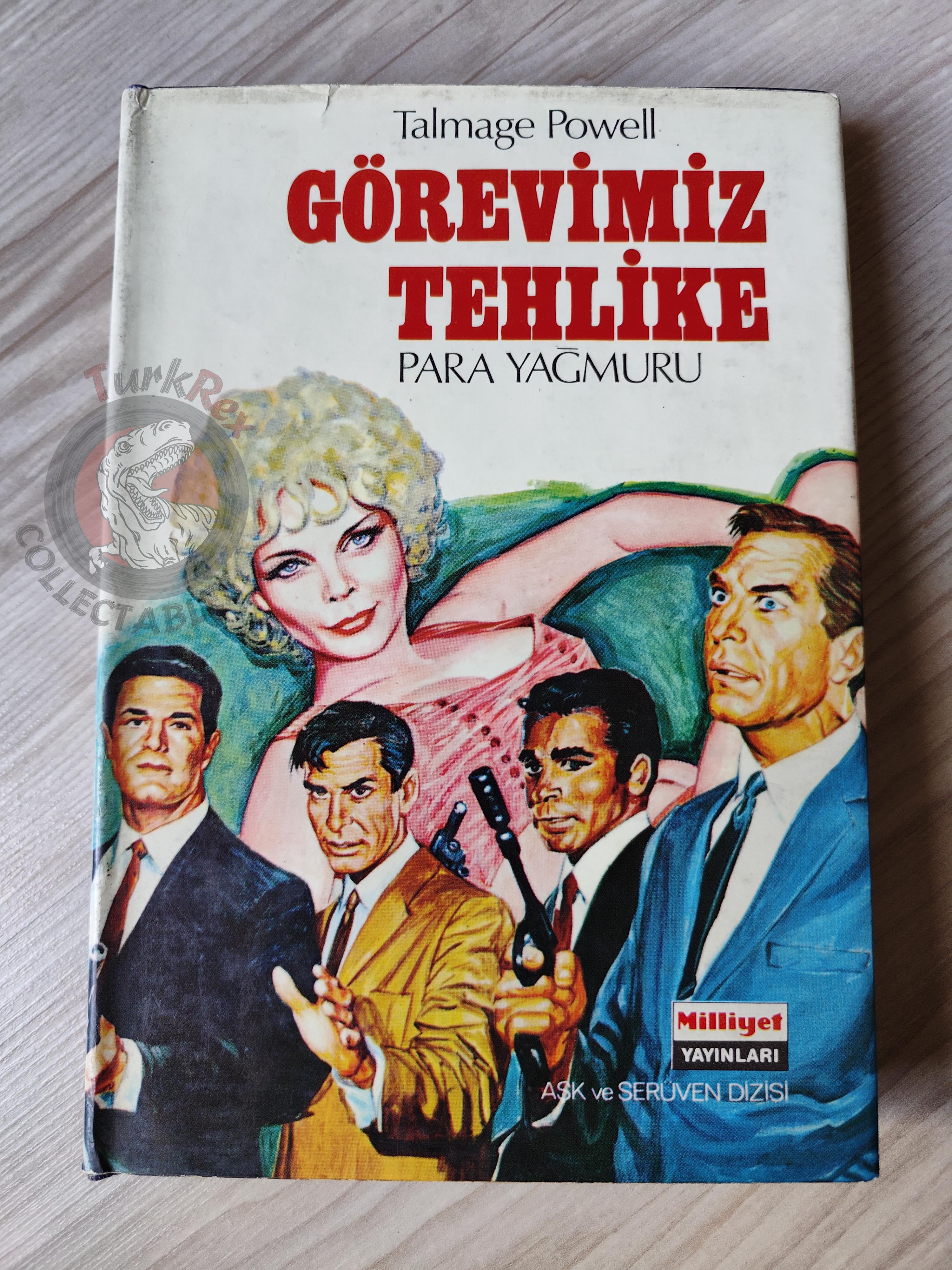 Talmage Powell – Mission Impossible: The Money Explosion 1973 1st Turkish Book Turkey HC