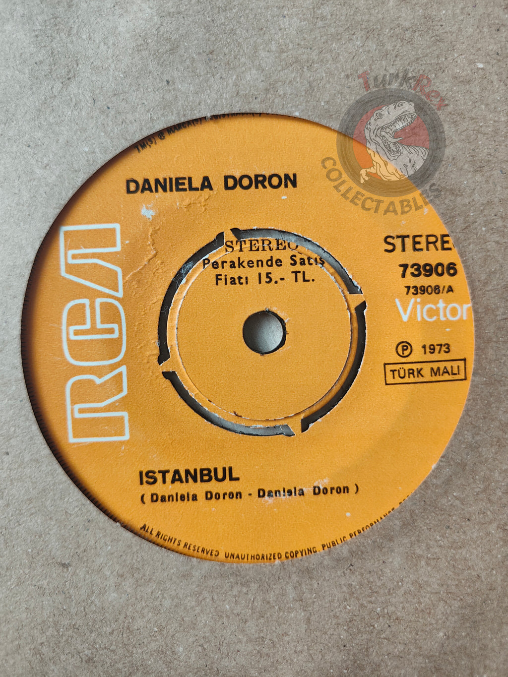 Daniela Doron – İstanbul 7" Turkish Pressing Vinyl Turkey Edition
