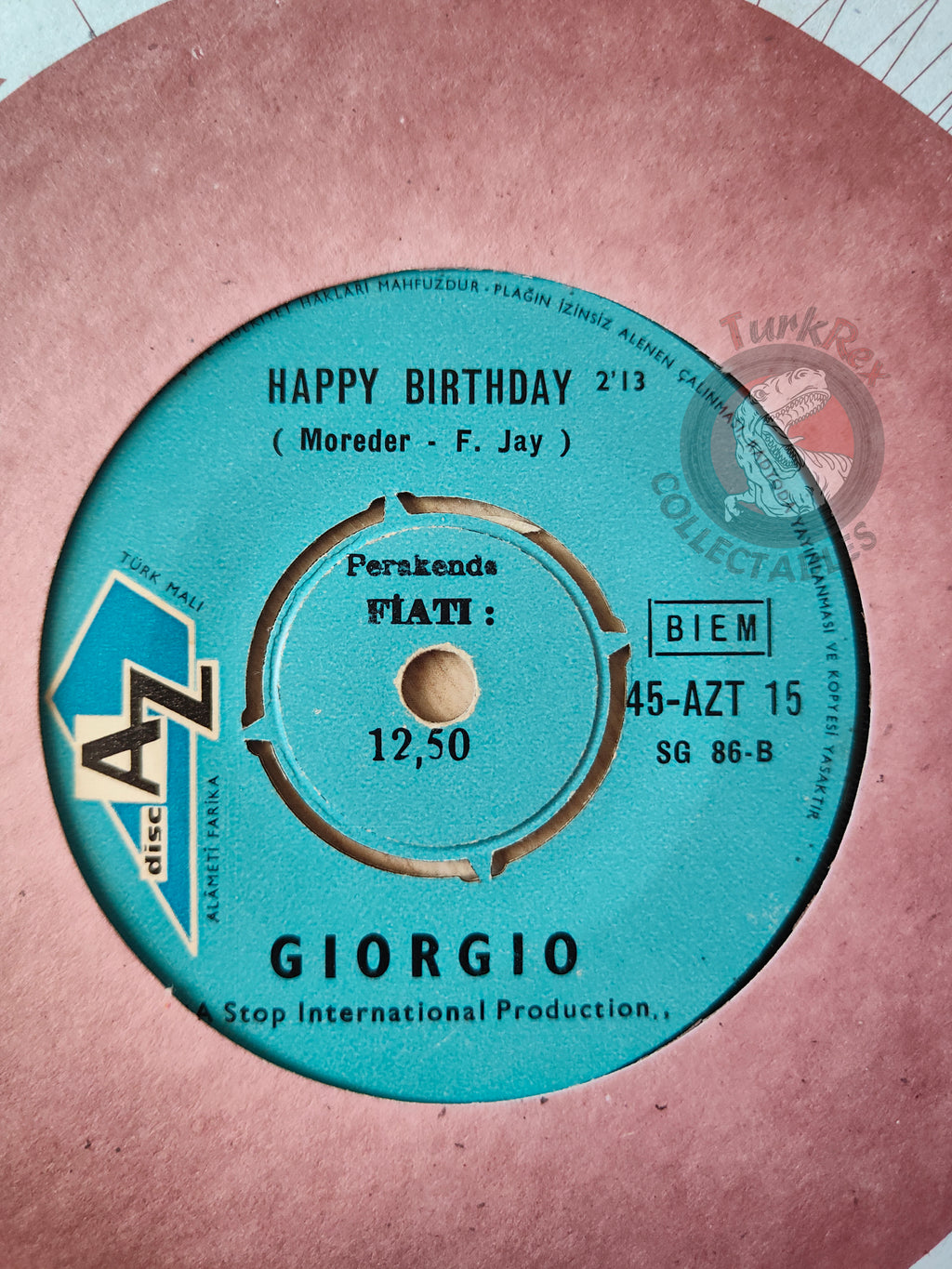 Giorgio – Looky Looky 7" Turkish Pressing Vinyl Turkey Edition 2