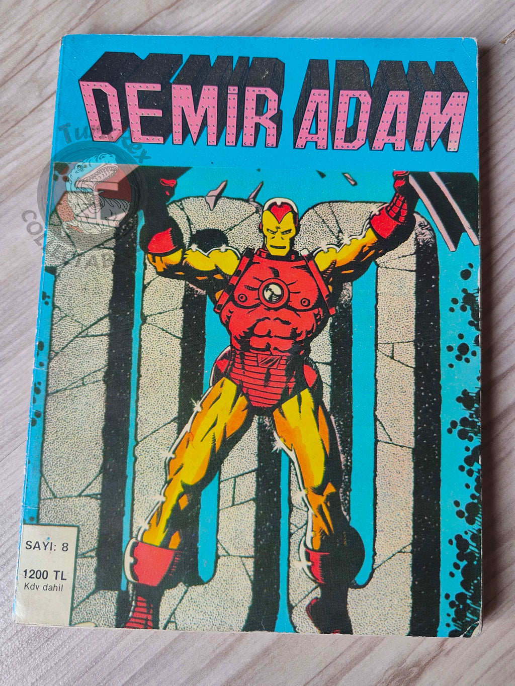 Iron Man #8 Demir Adam 1989 Turkish Comic Turkey #97 #98 #99 #100