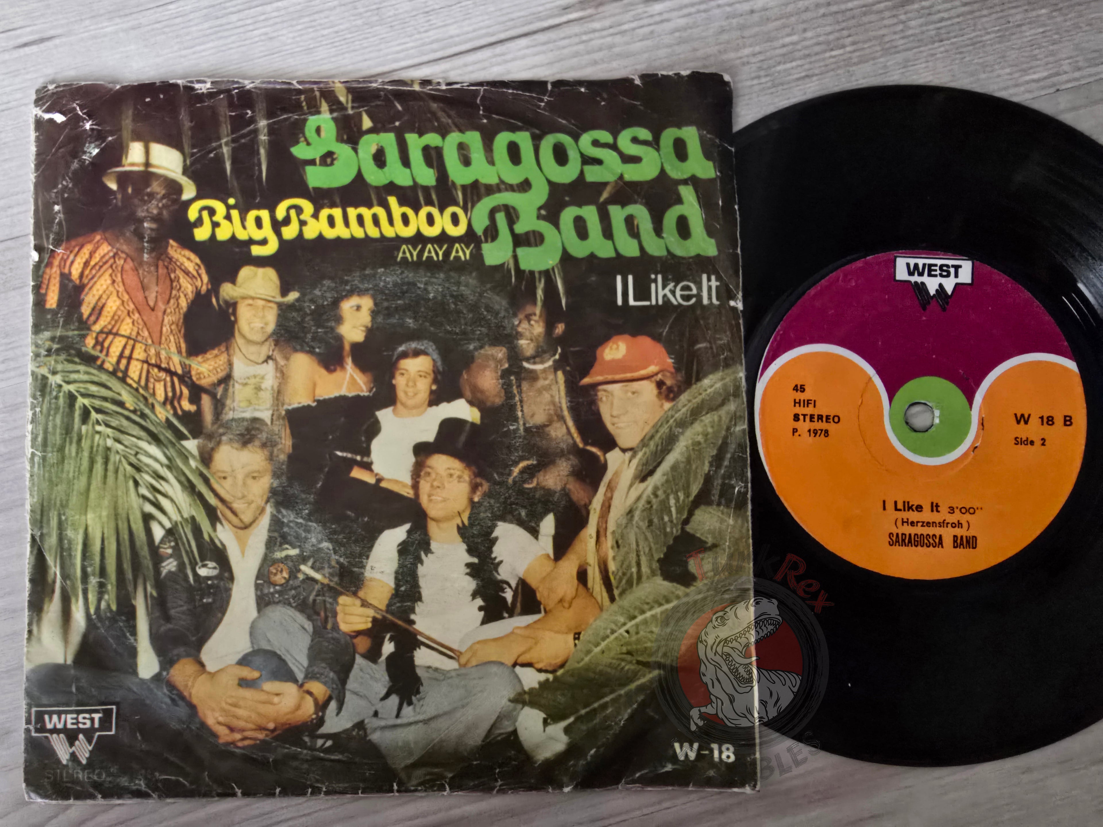 Saragossa Band – Big Bamboo 7" Turkish Pressing Vinyl Turkey Edition