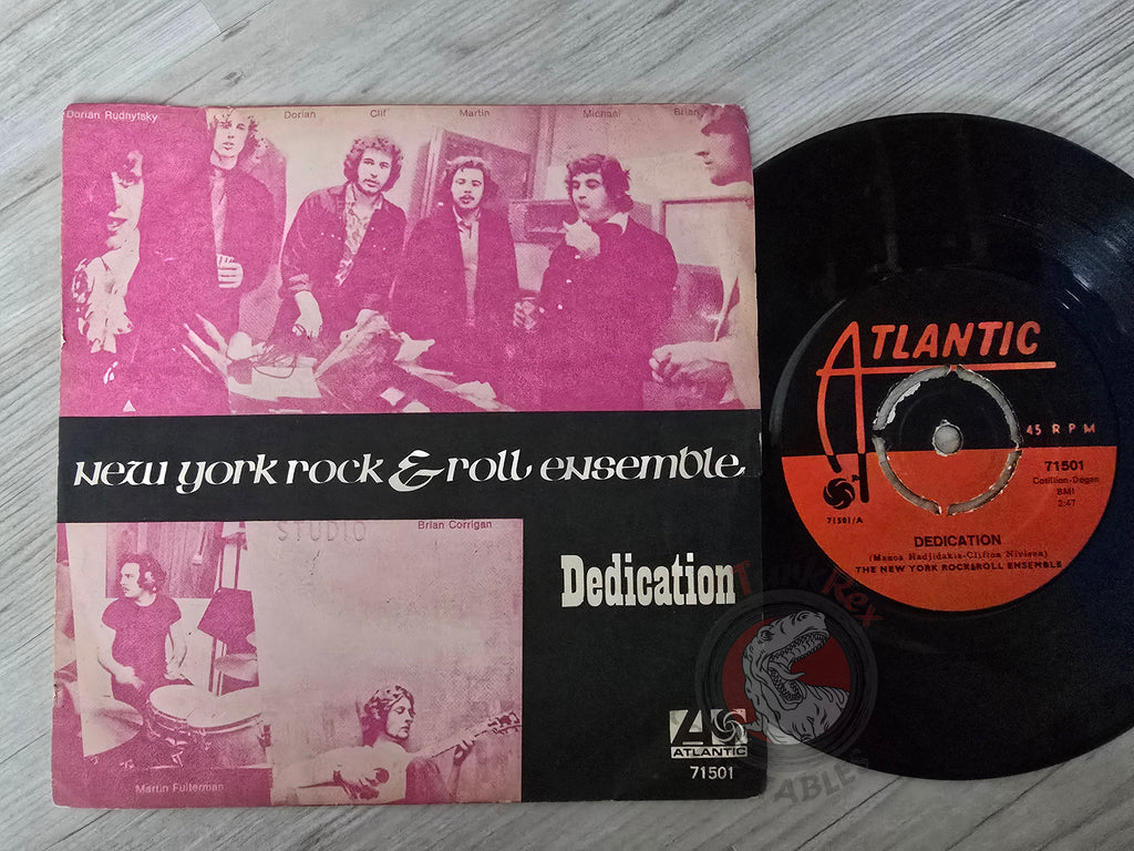 The New York Rock Ensemble – Dedication 7" Turkish Pressing Vinyl Turkey Edition