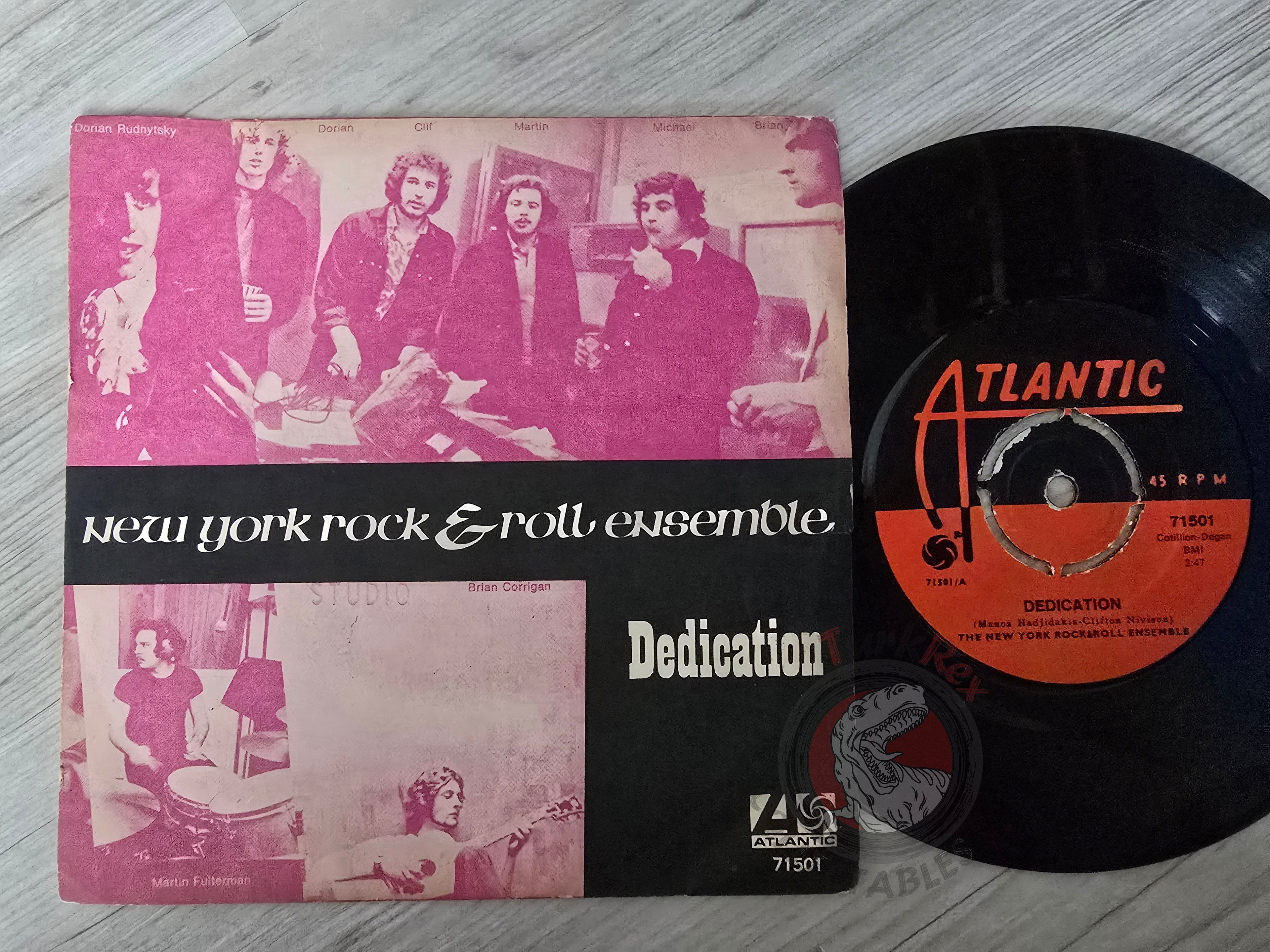 The New York Rock Ensemble – Dedication 7" Turkish Pressing Vinyl Turkey Edition
