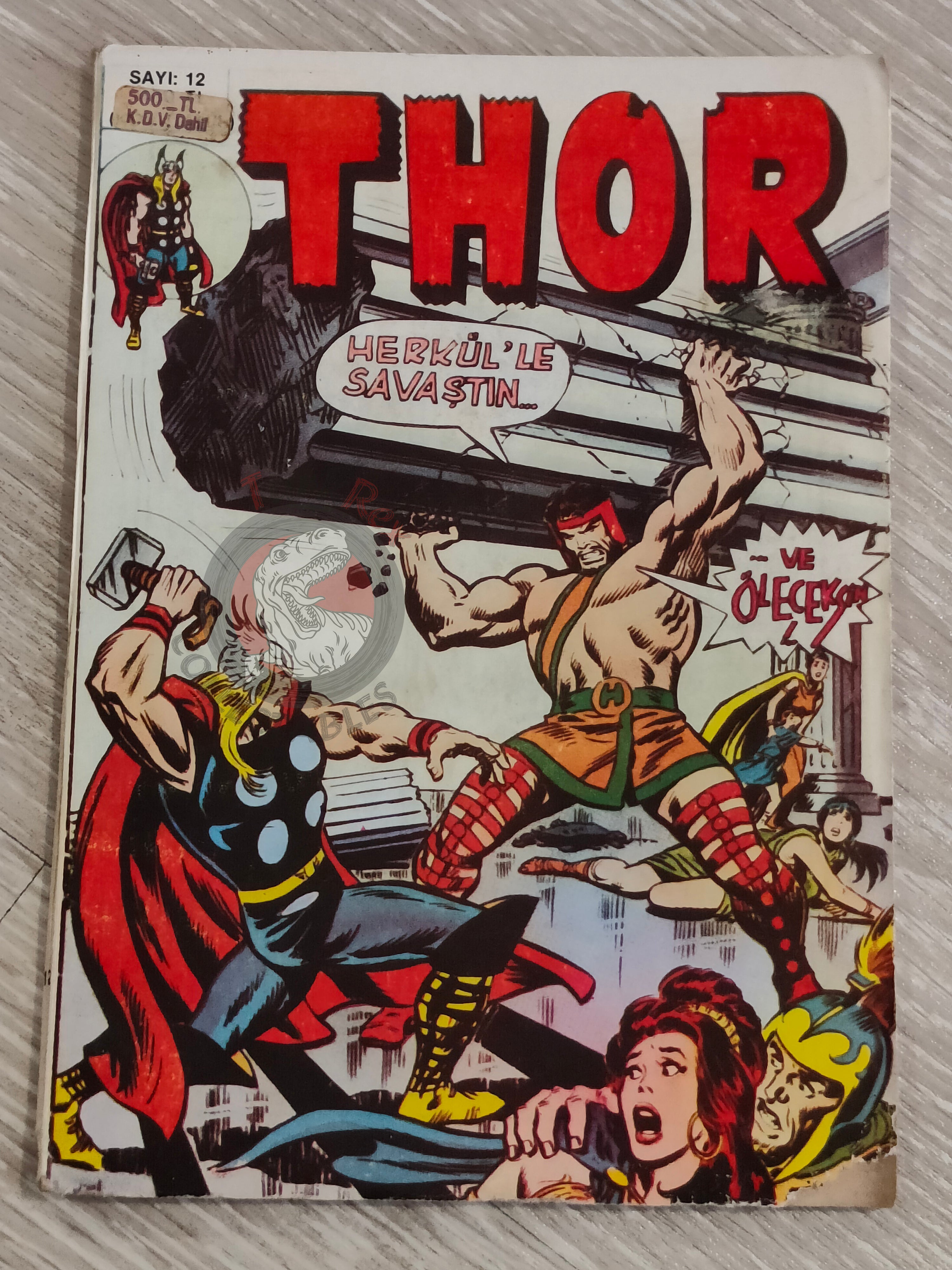 Thor #12 1988 Turkish Comic Turkey The Mighty Thor #220–222 cover #221