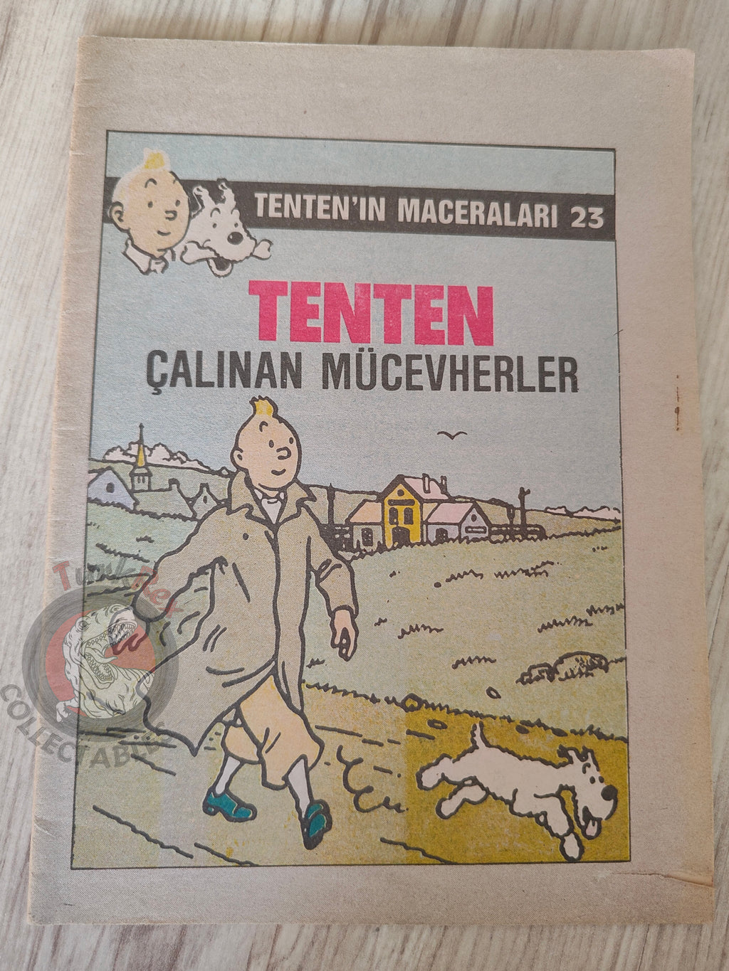 Tintin – The Castafiore Emerald 1989 Turkish Edition Comic Turkey