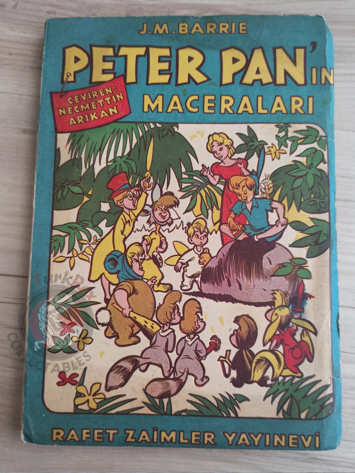 J. M. Barrie – Peter Pan 1960s Turkish Book Turkey Illustrated