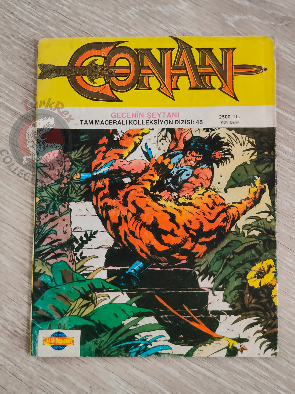Conan #45 Conan the Barbarian #107 - #110 Turkish Comic Turkey