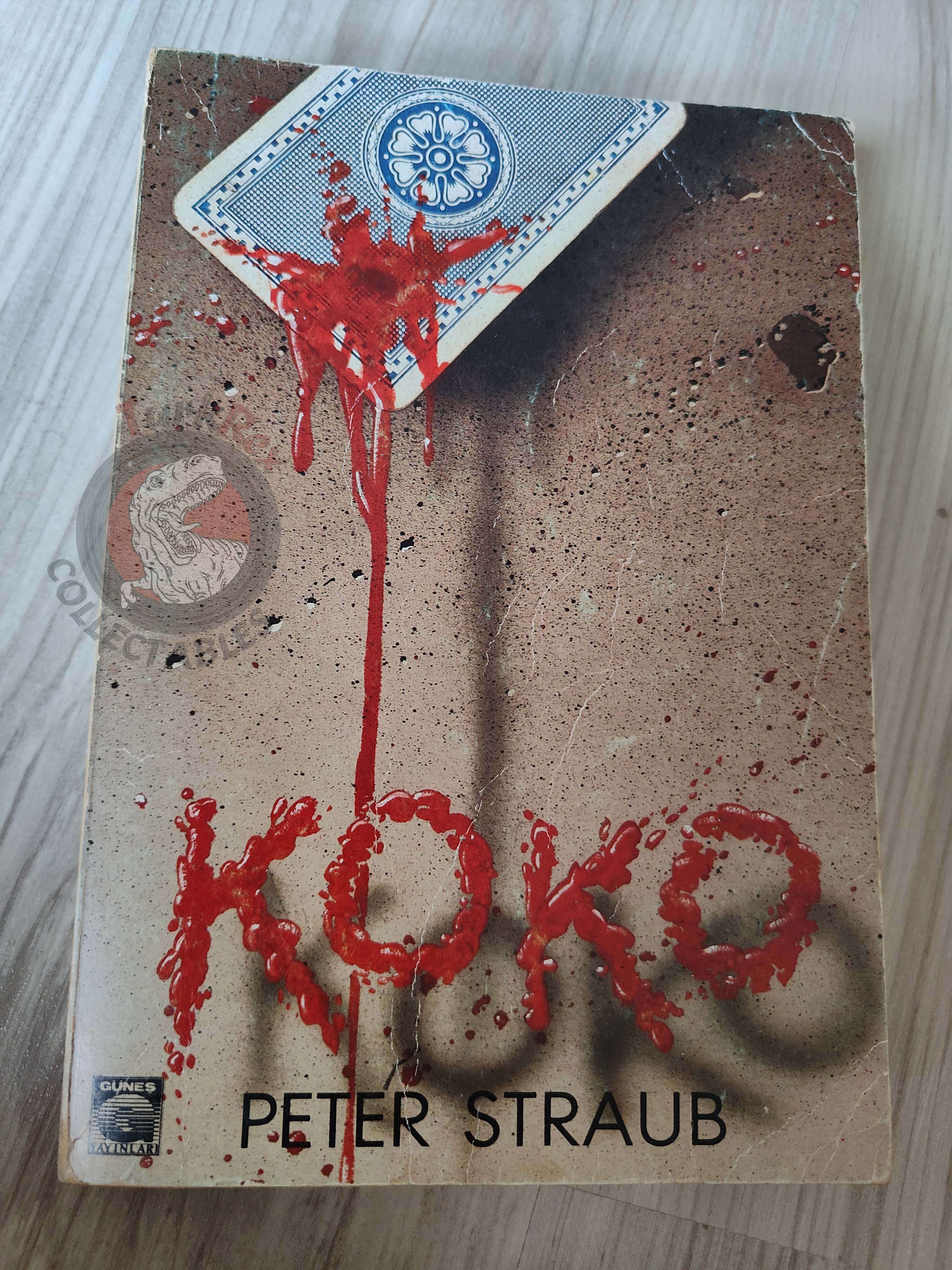 Peter Straub – Koko 1989 1st Turkish Book Turkey