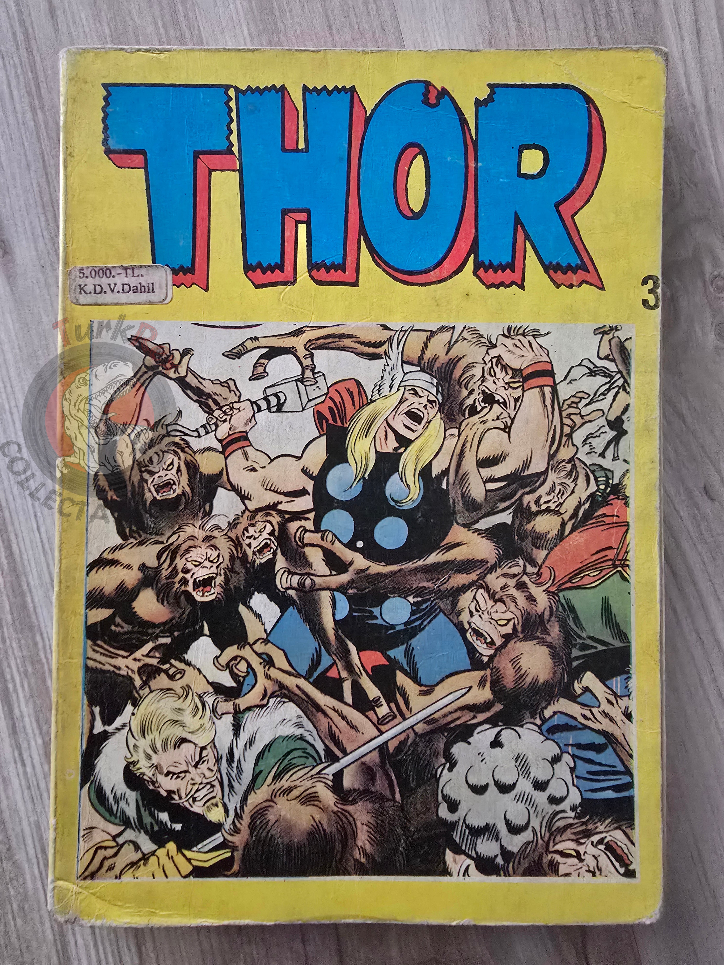Thor Vol #3 1987 Turkish Comic Turkey The Mighty Thor #197–204 cover #195