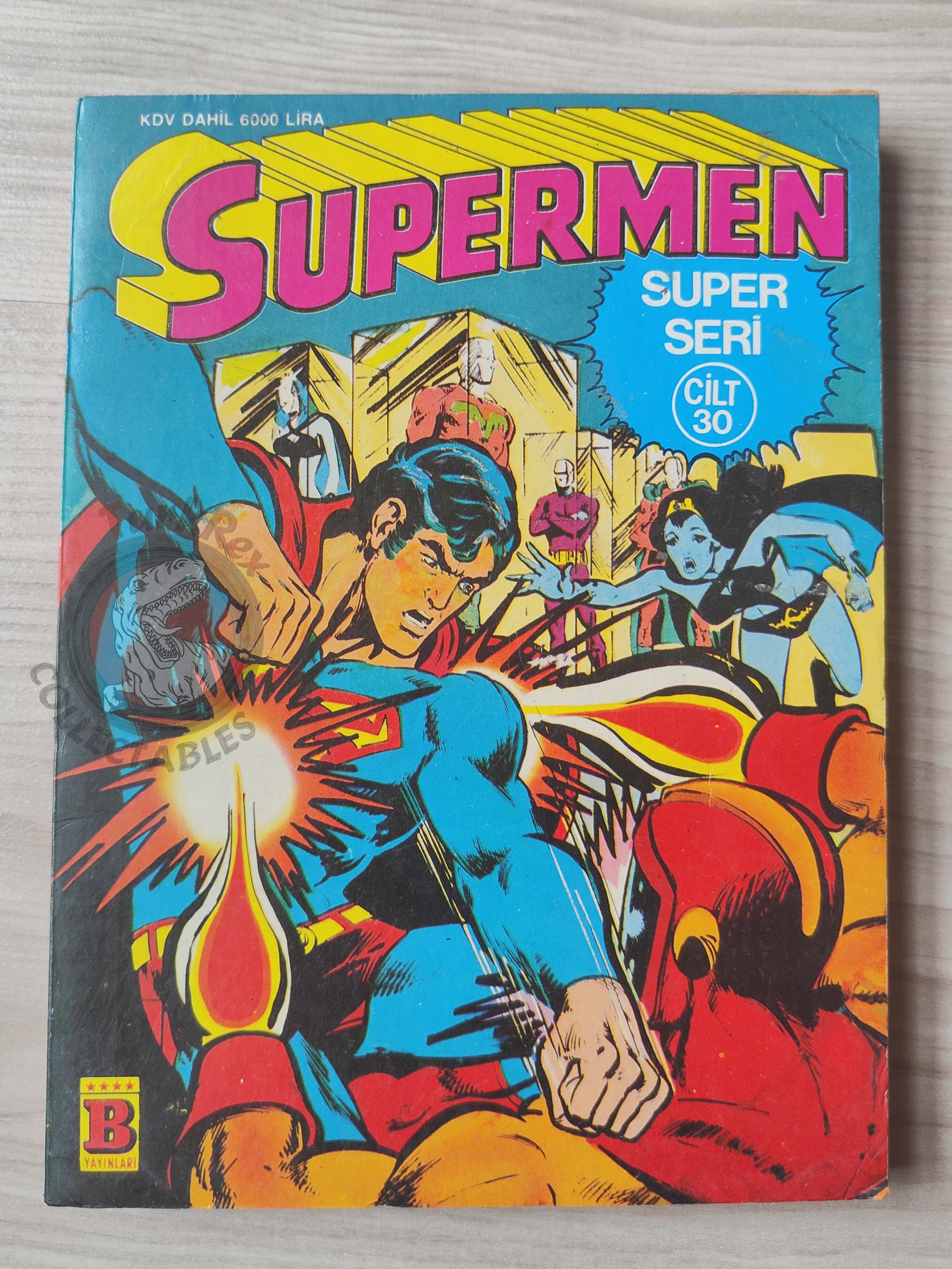 Superman Vol #30 1991 Turkish Comic Turkey Batman Green Lantern Legion of Super-Heroes #225