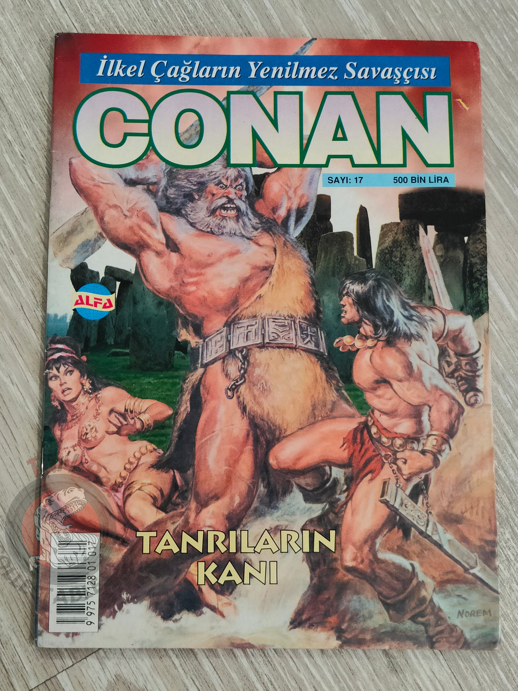 Conan #17 The Savage Sword of Conan #28 Turkish Comic Turkey