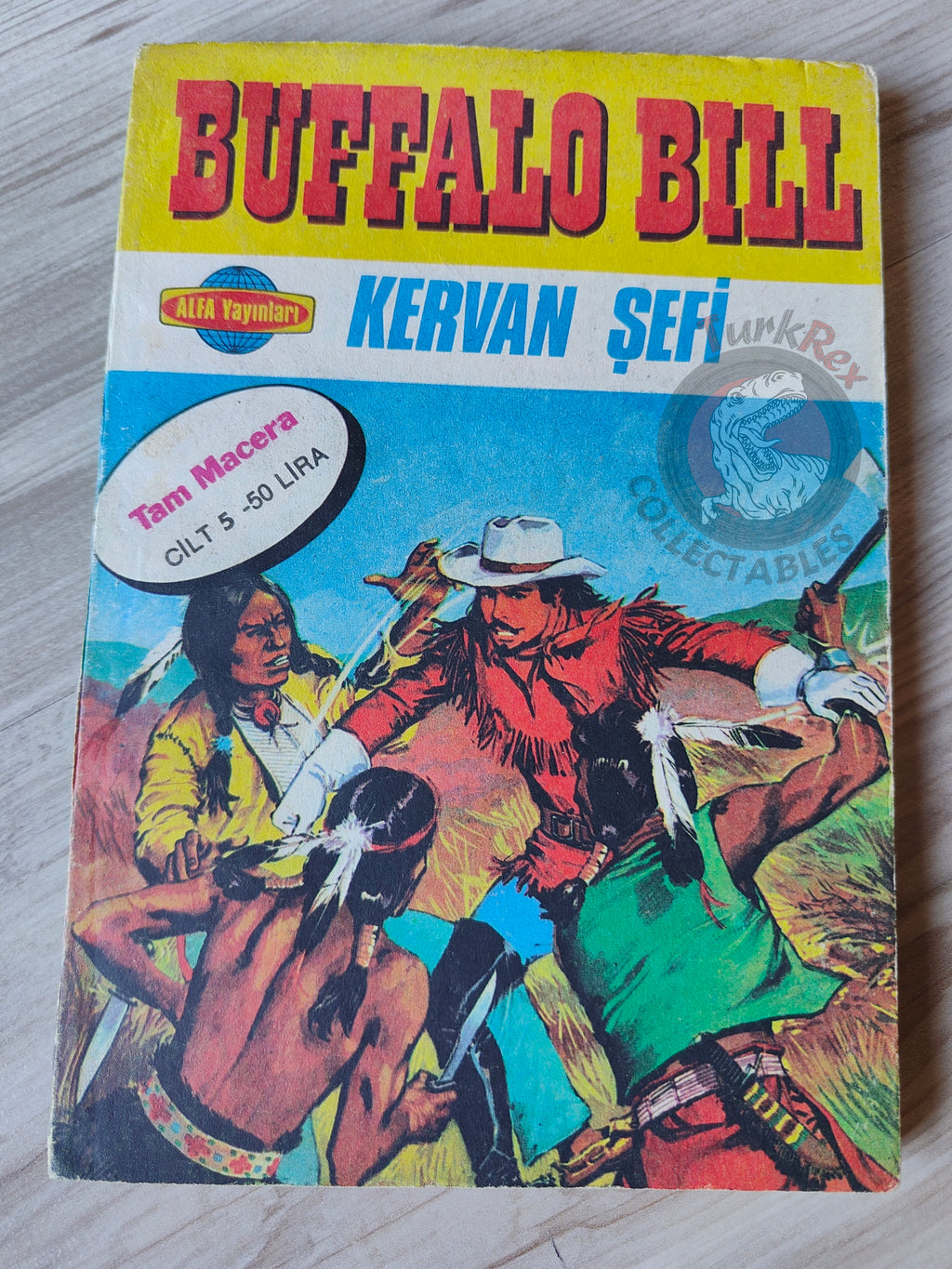 Buffalo Bill  –  Volume  #5 1981 Turkish Comic Turkey Geronimo Zorro