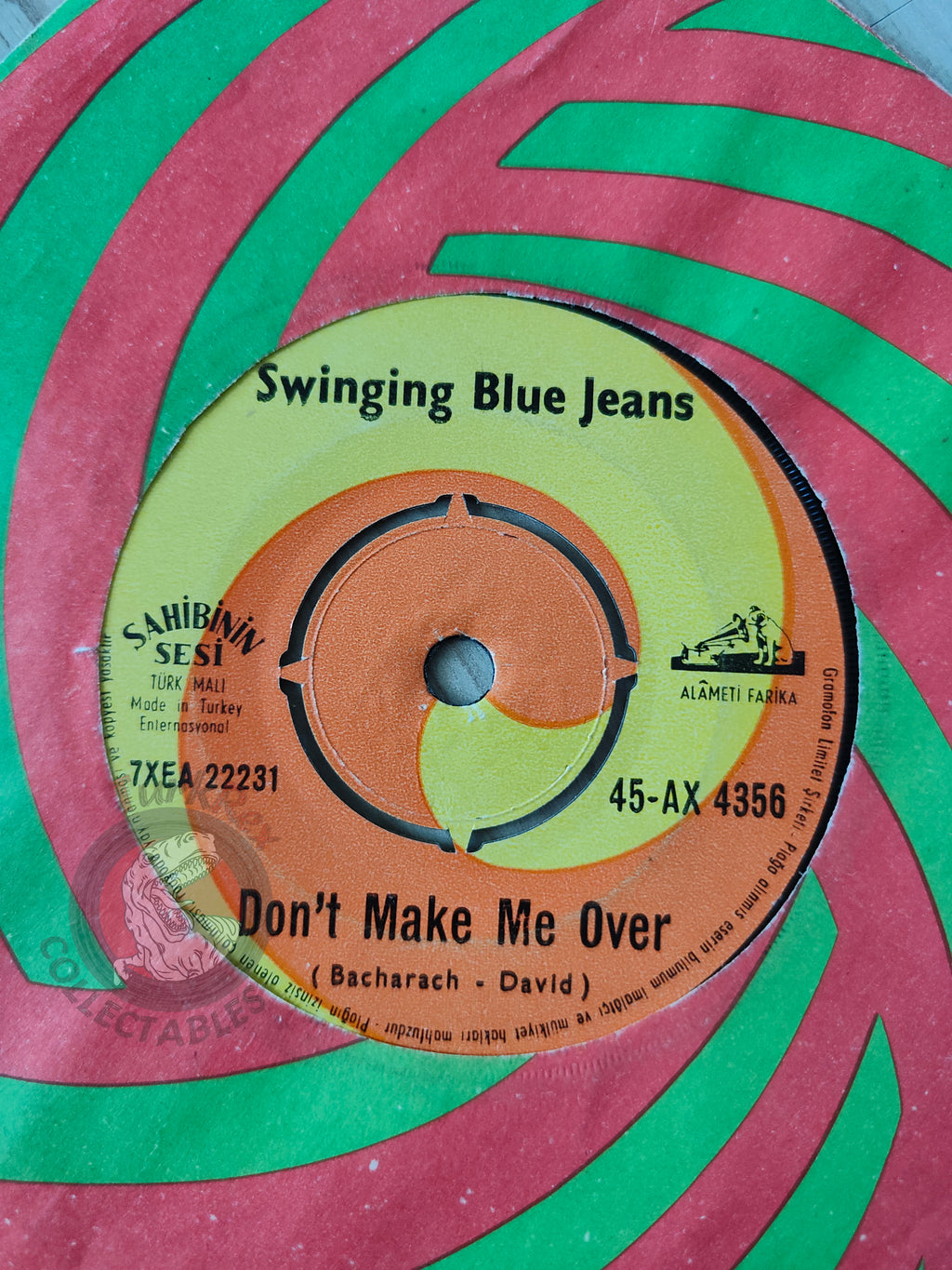 The Swinging Blue Jeans – Don't Make Me Over 7" Turkish Pressing Vinyl Turkey Edition