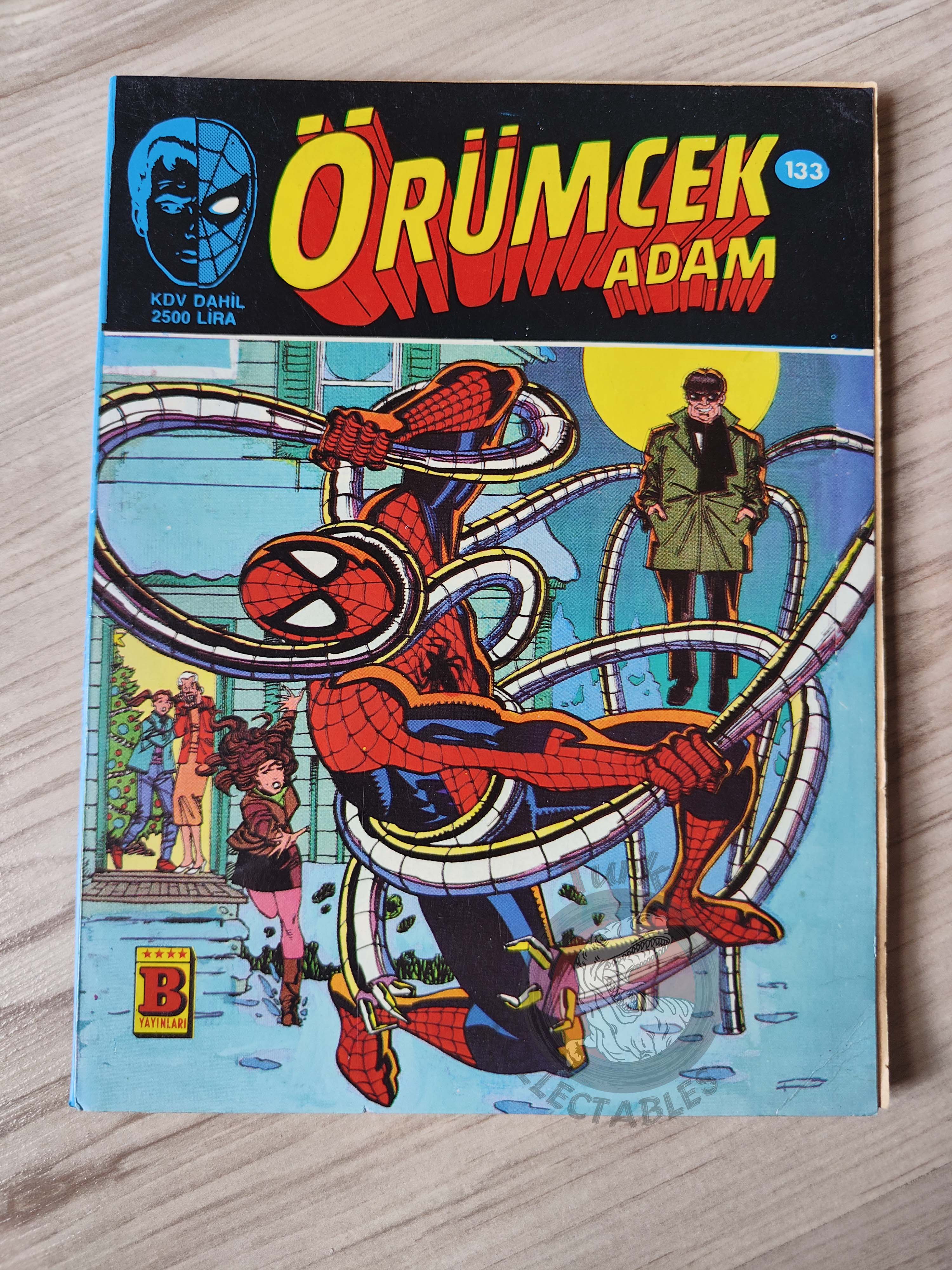 Spider-Man #133 1991 Turkish Comic Turkey Amazing #334 #335 #336 Power Man & Iron Fist #92